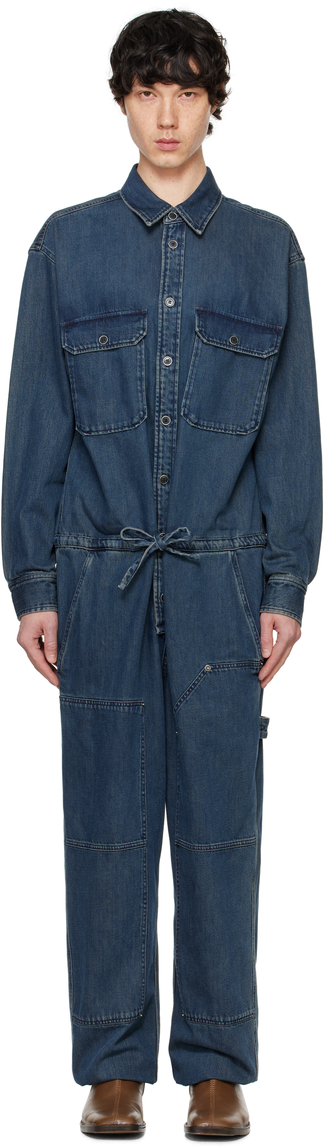 Blue Otilie Denim Jumpsuit