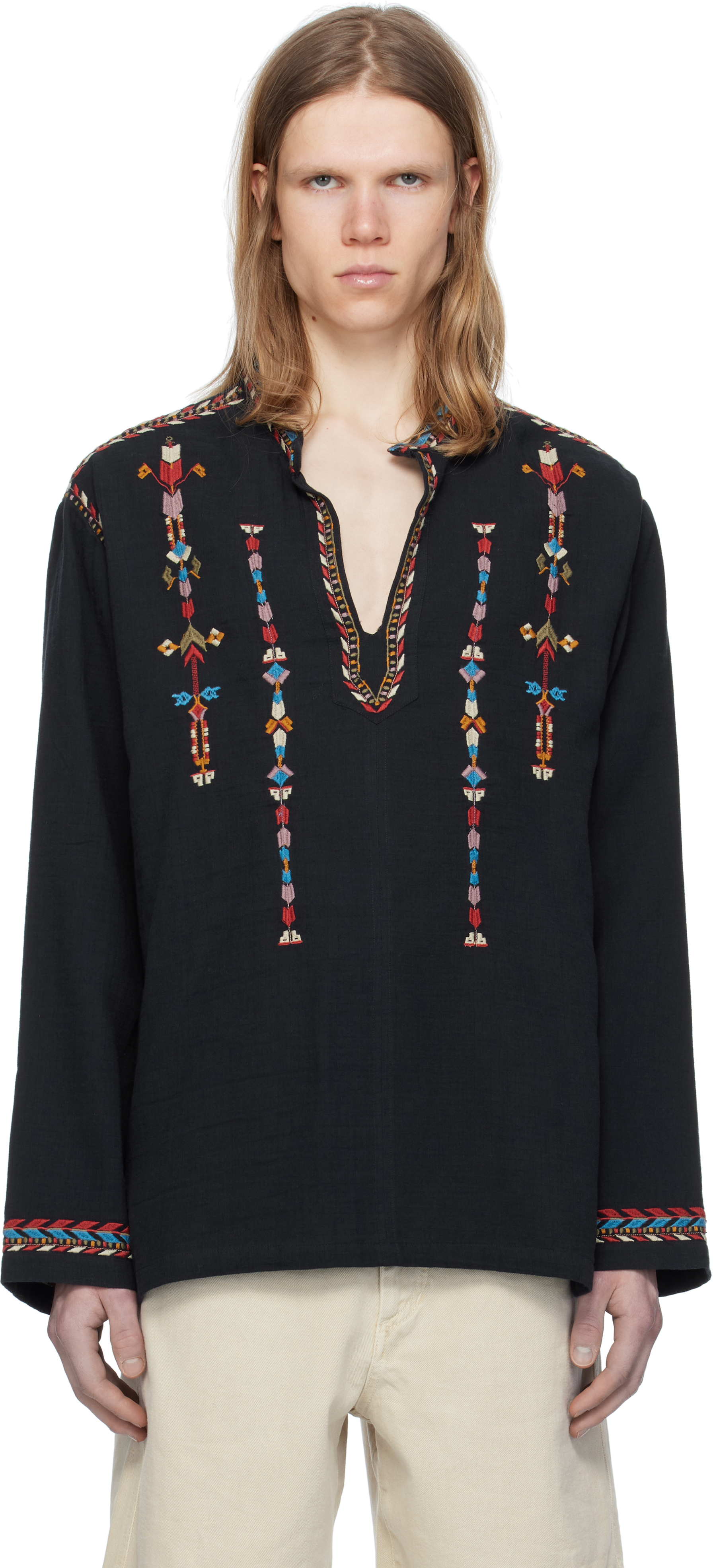 Black Zakaria Shirt by Isabel Marant on Sale