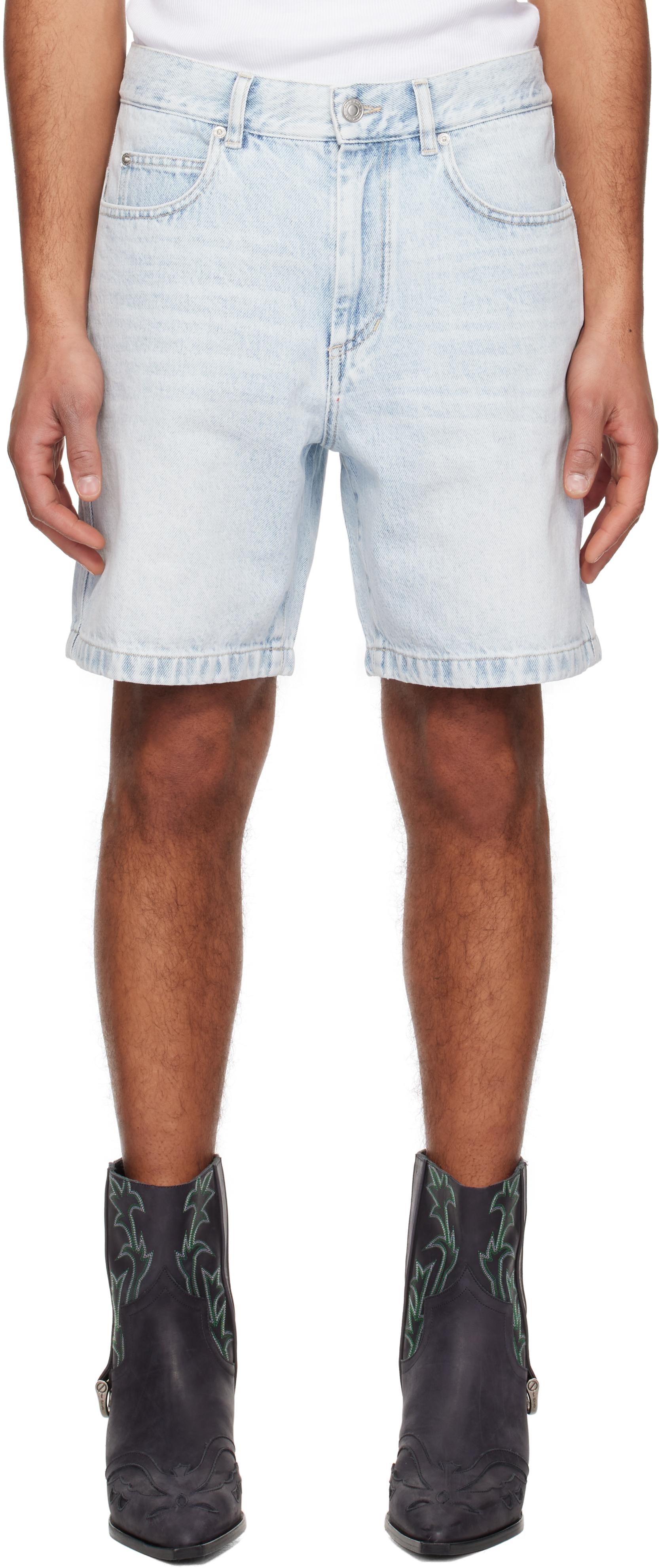 Blue Jeffry Denim Shorts