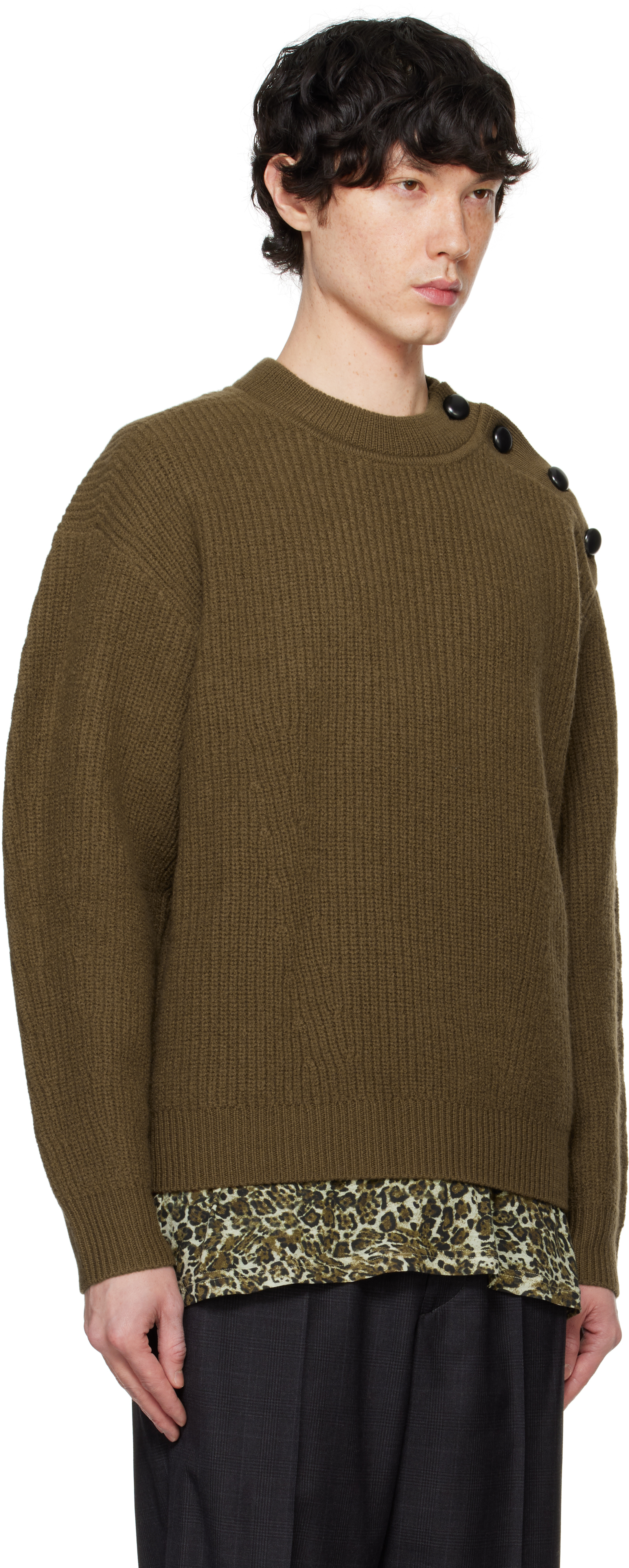 Isabel Marant Khaki Rudel Sweater In 50bz