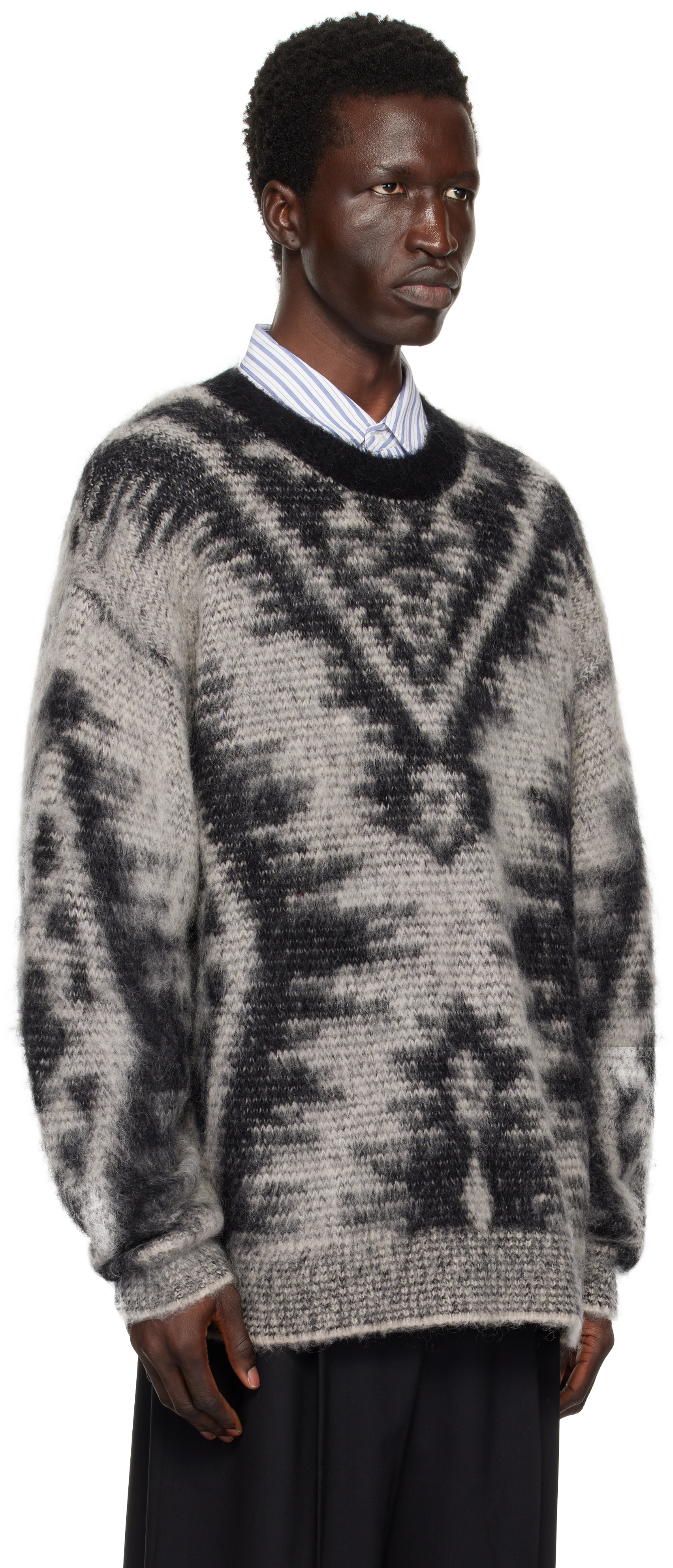 Isabel Marant Long Sleeve Sweater In 01bk
