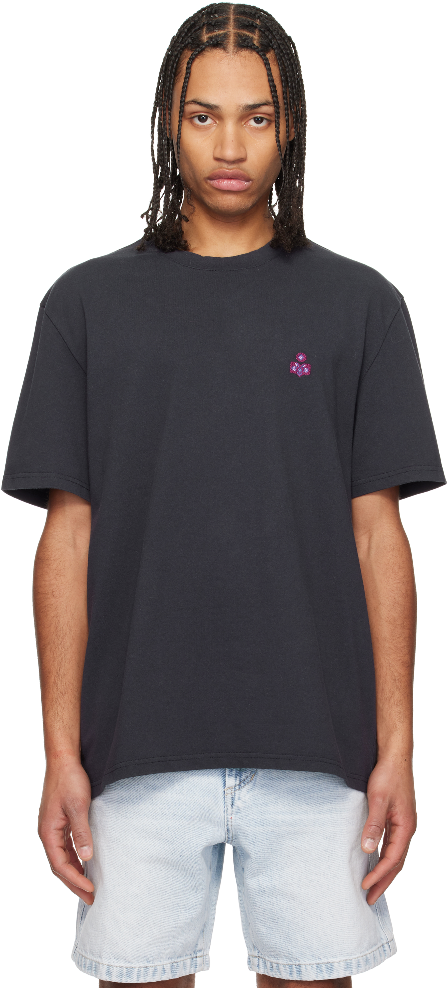 【関税込み】Isabel Marant ブラック Hugo Tシャツ Black Hugo T-shirt by Isabel Marant on Sale