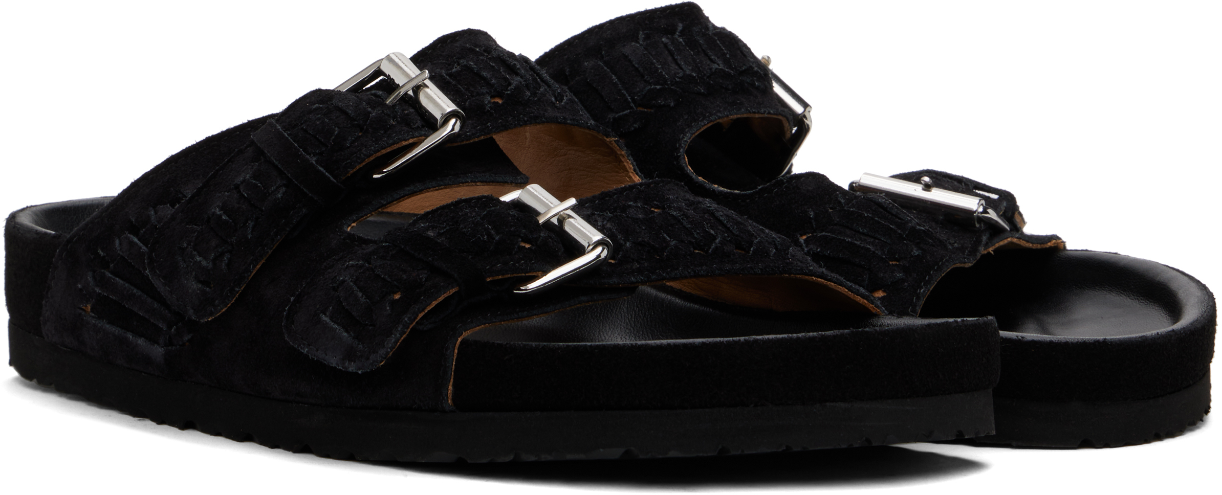 Isabel Marant Black Lekson Sandals In 01bk