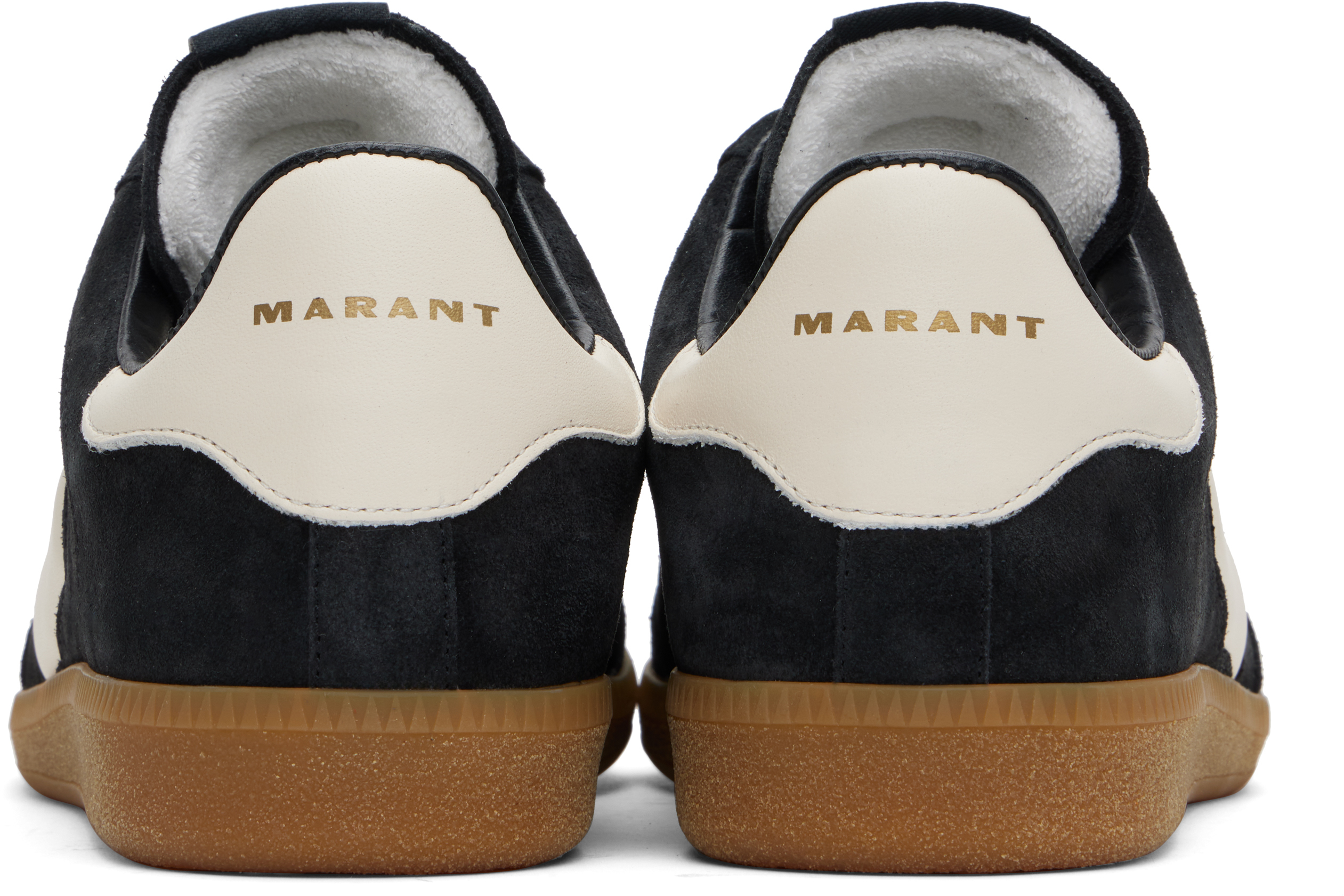 Isabel Marant Black & Off-white Bryce Sneakers In Fkck