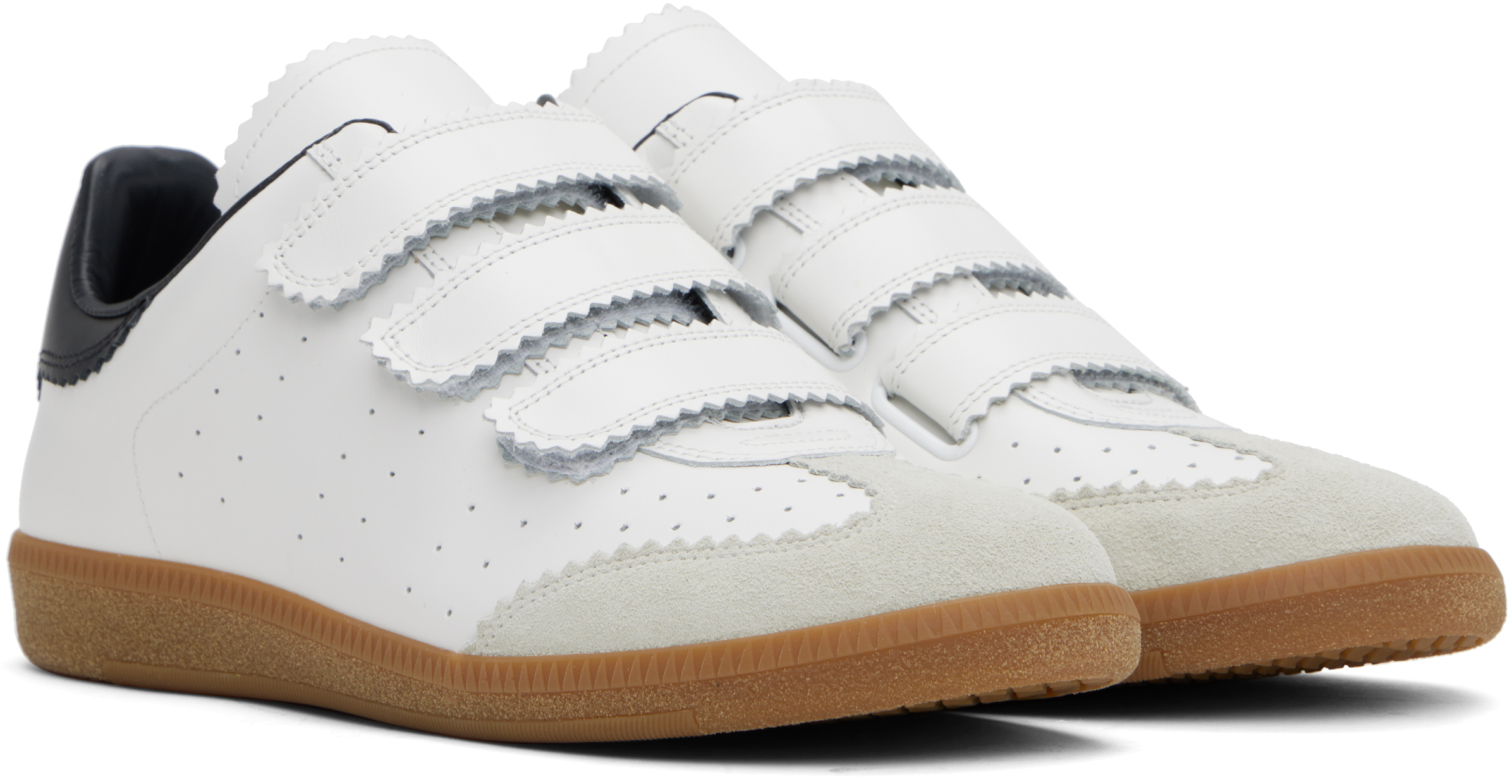 Isabel Marant White Bethy Vintage Sneakers In 20wh