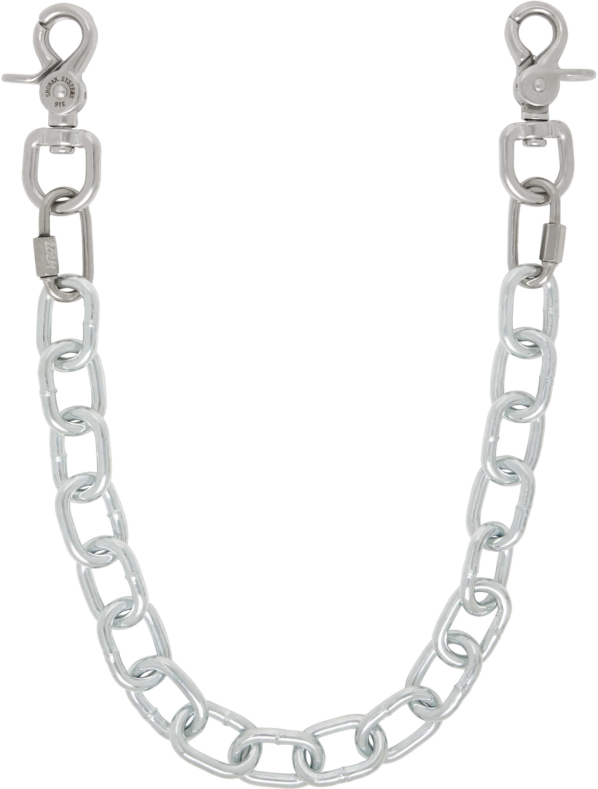 Apartment 1007: Silver #2/0 PL Wallet Chain | SSENSE