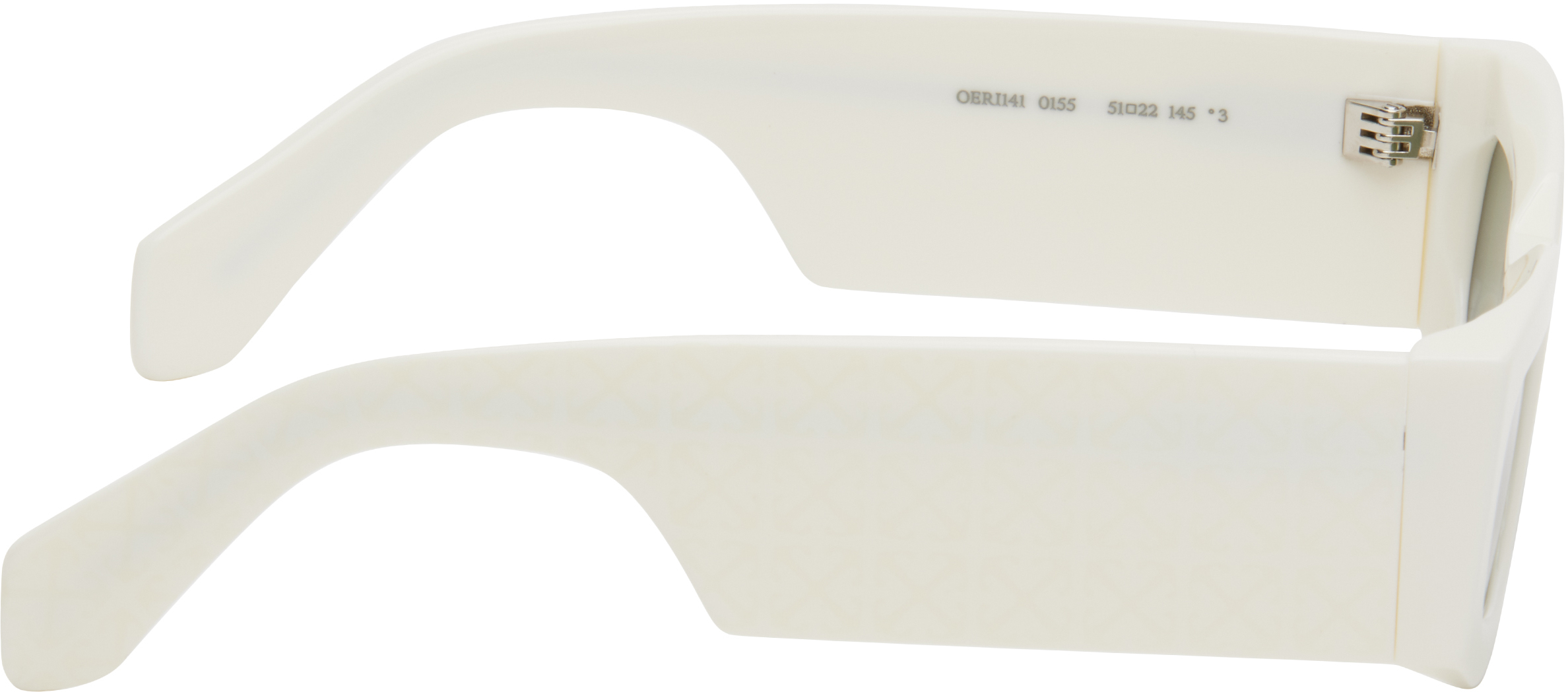 Off-white Virgil Acetate Sunglasses In White Green
