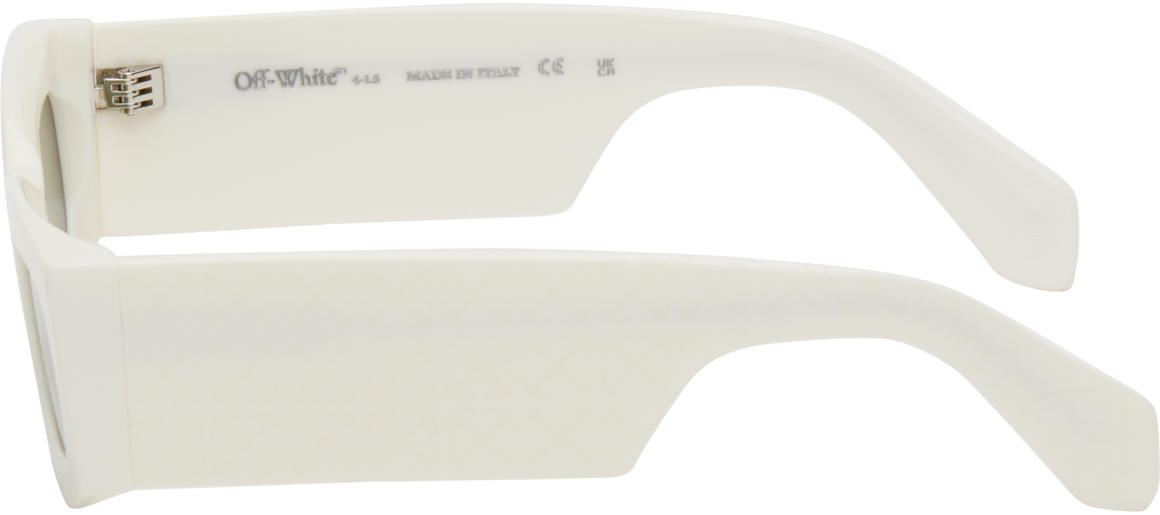 Off-white Virgil Acetate Sunglasses In White Green