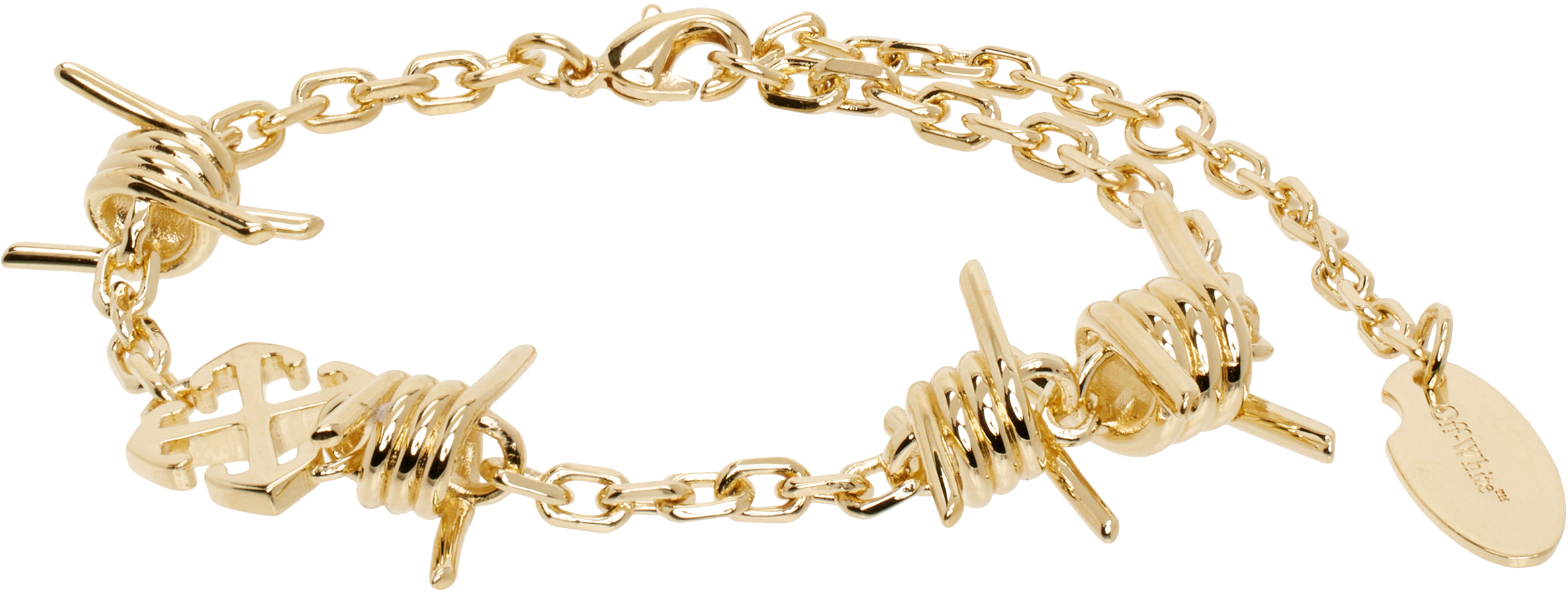 Gold Barbed Wire Bracelet