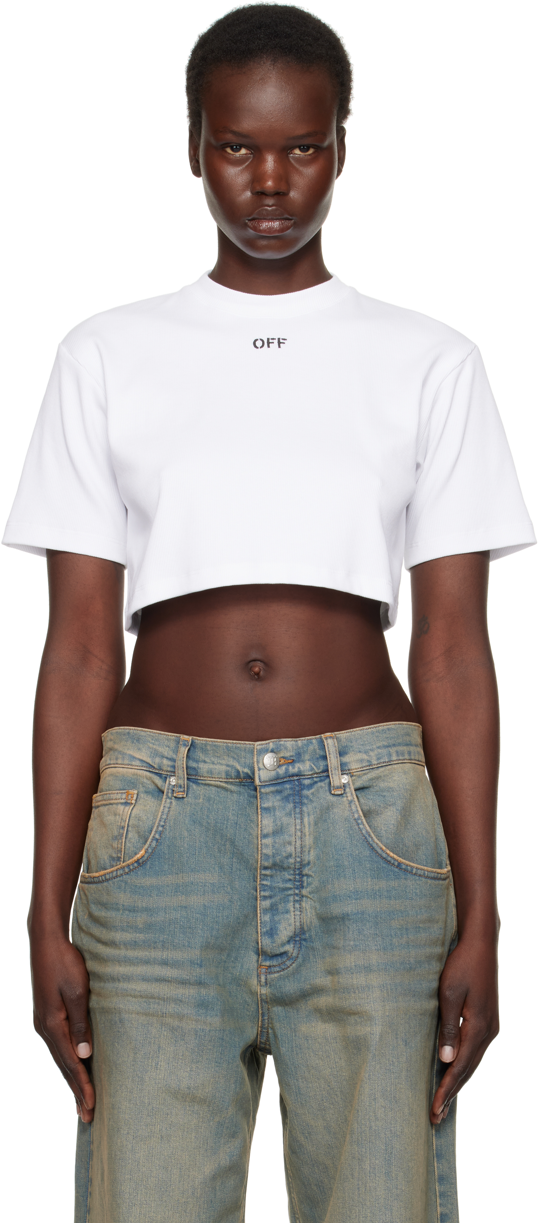 Off-white t-shirts for Women | SSENSE