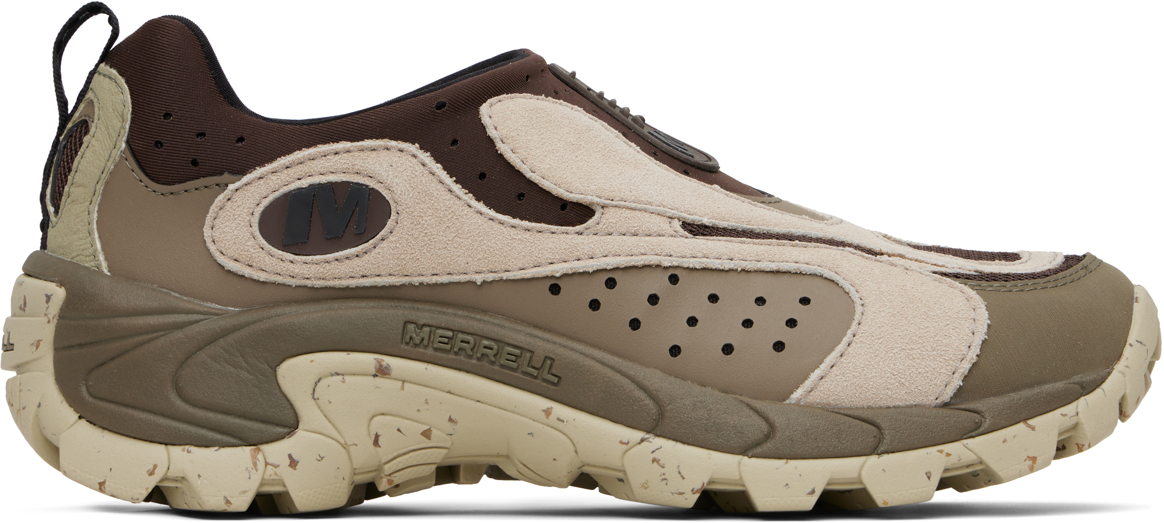 Merrell 1trl Brown & Beige Moc Speed Streak Evo Sneakers