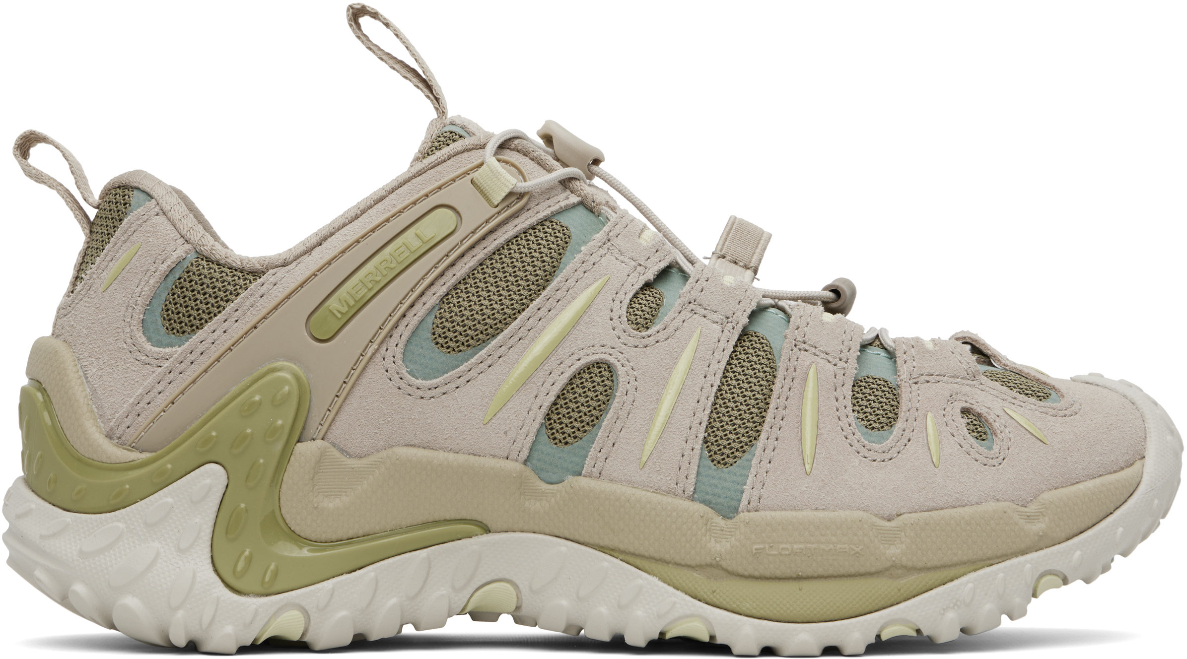 Merrell 1trl Taupe & Green Cham Redux Sneakers