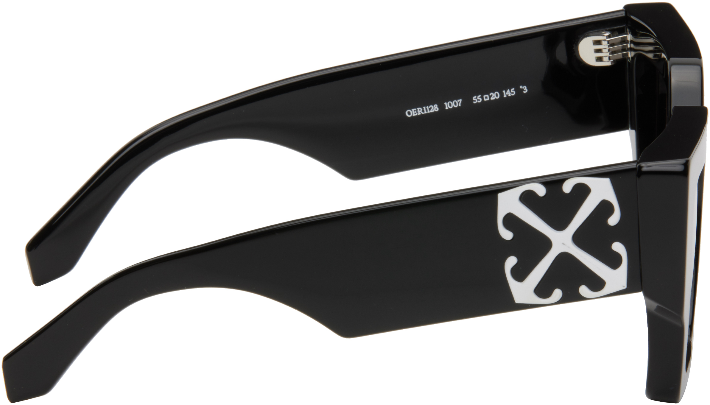 Shop Off-white Black Catalina Sunglasses In Black Dark Grey
