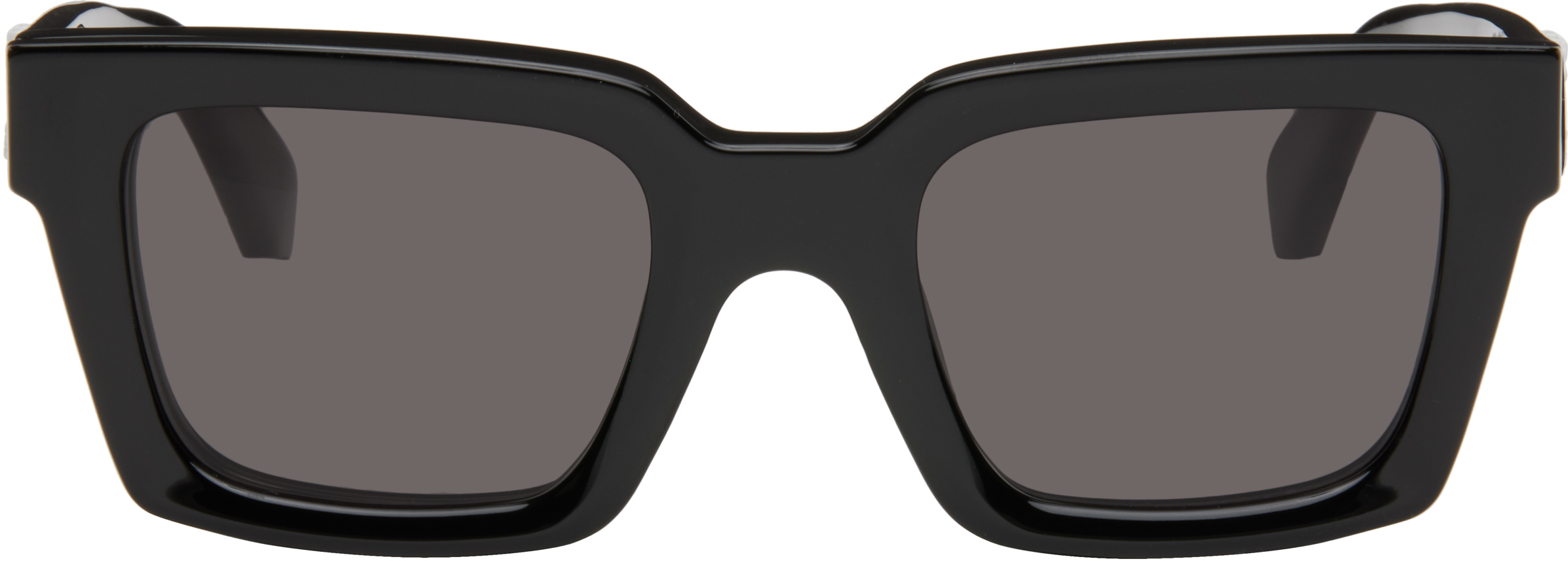 Off-white Black Silverstone Sunglasses In Black Dark Grey