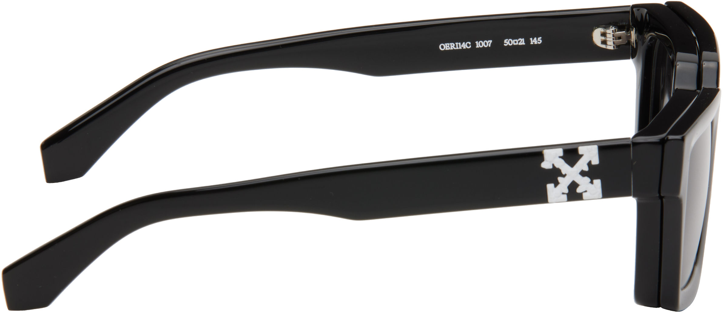 Off-white Black Silverstone Sunglasses In Black Dark Grey