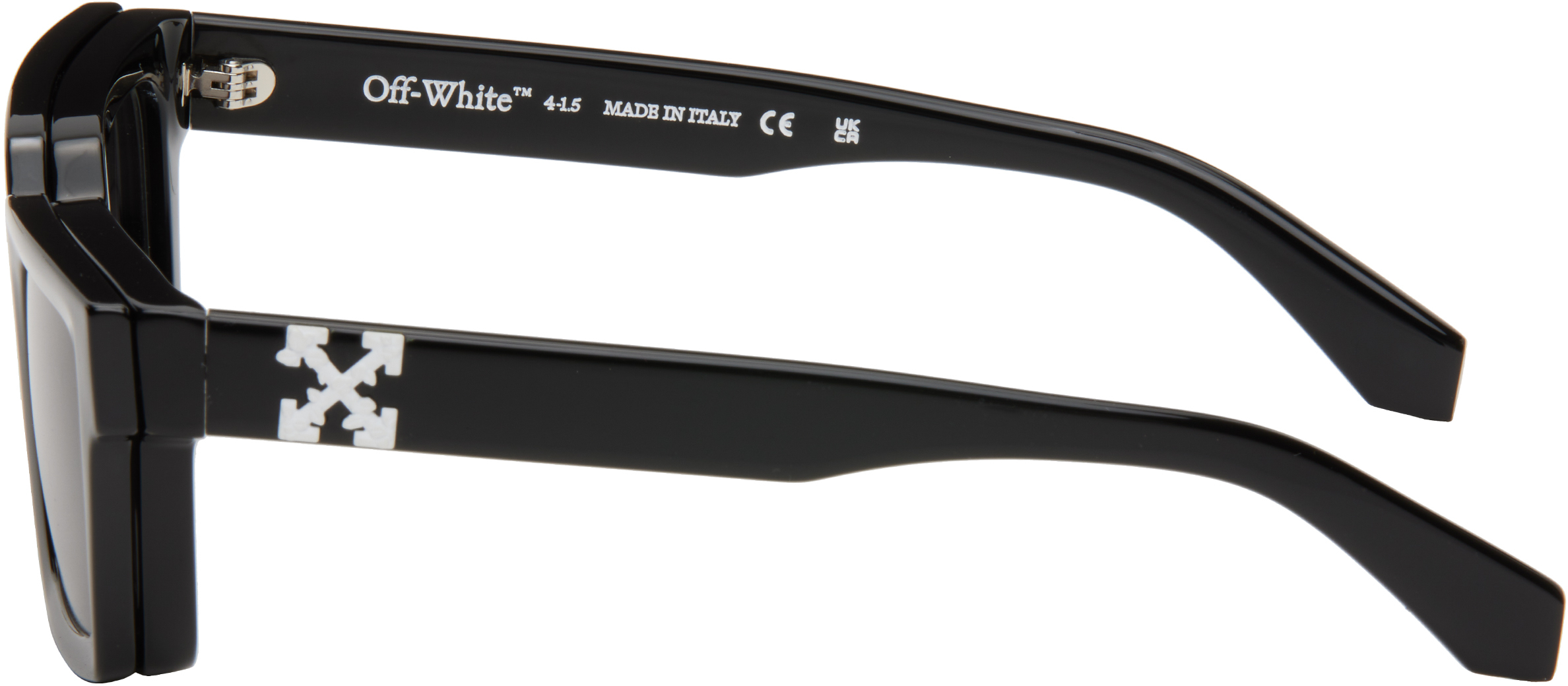 Off-white Black Silverstone Sunglasses In Black Dark Grey