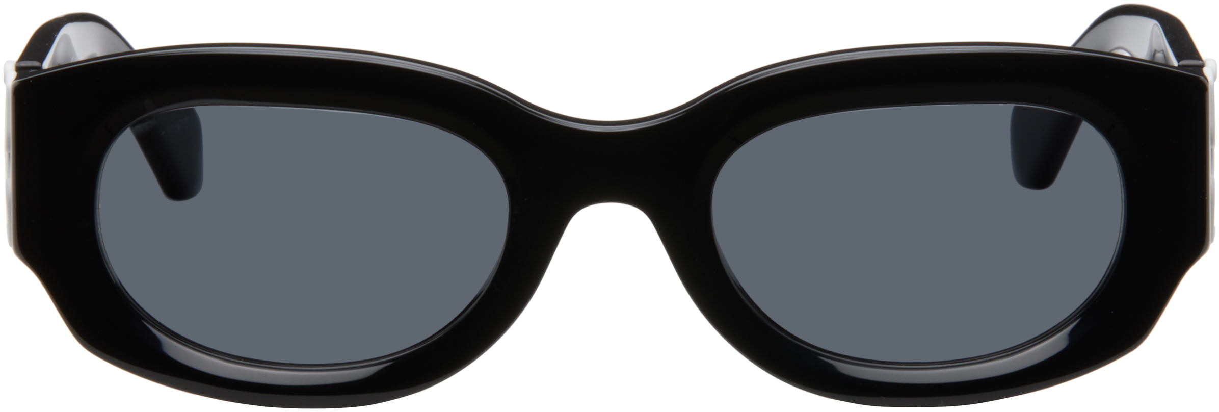【送料&関税込】Off-White Palmer Sunglasses - Unisex Black Palmer Sunglasses by Off-White on Sale