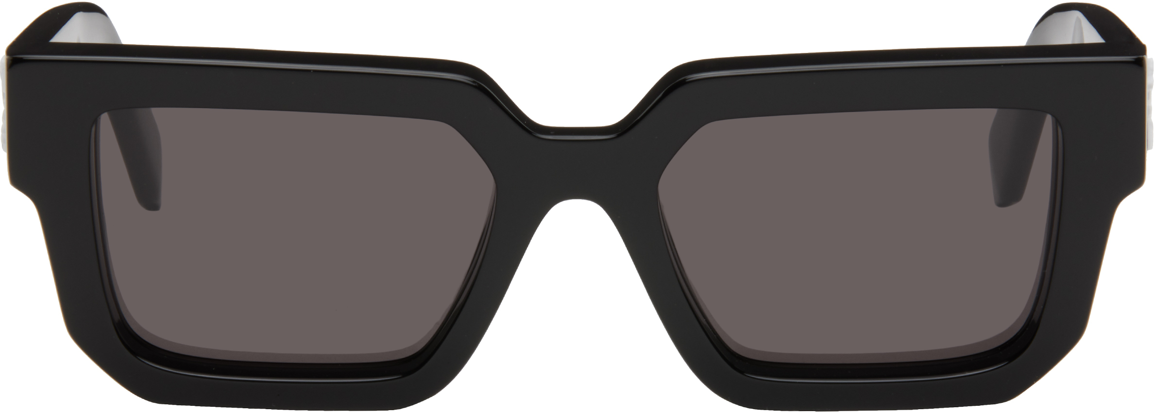 【関税込み】Off-White ブラック Silverstone サングラス Black Silverstone Sunglasses by Off-White on Sale