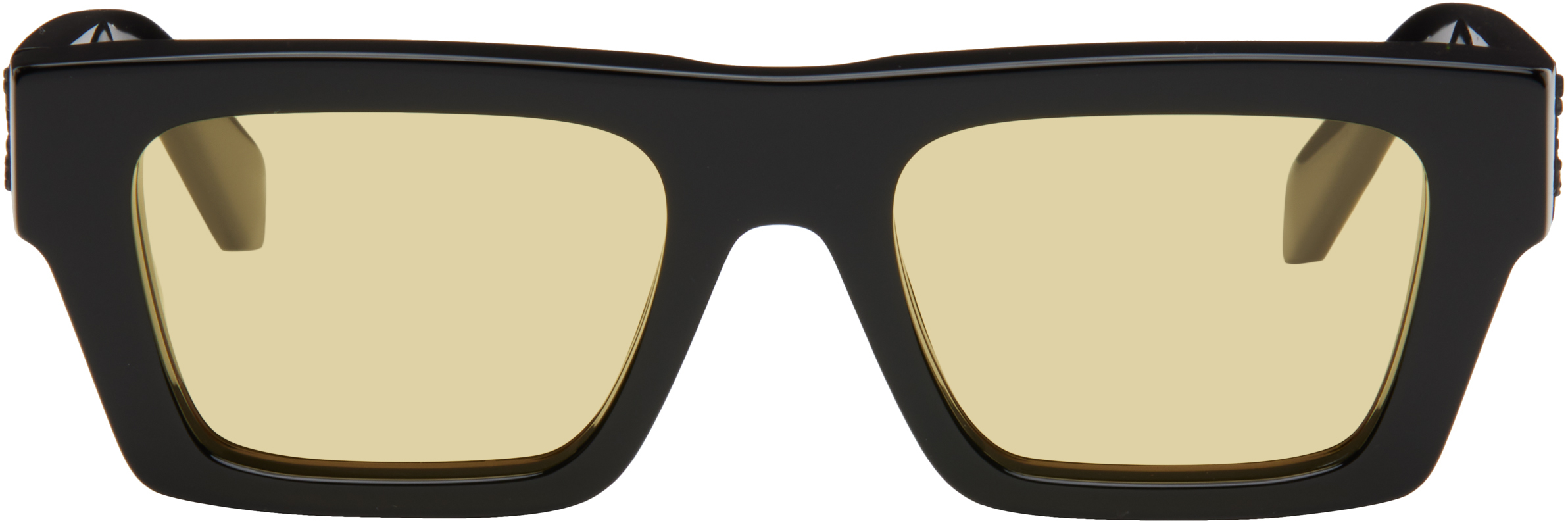 【関税込み】Off-White ブラック＆イエロー Oregon サングラス Black & Yellow Oregon Sunglasses by Off-White on Sale