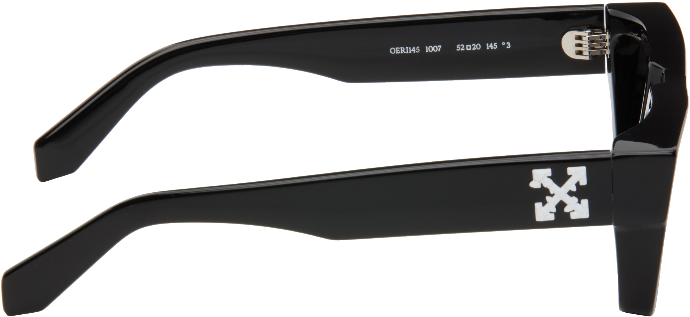 Shop Off-white Black Oregon Sunglasses In Black Dark Grey