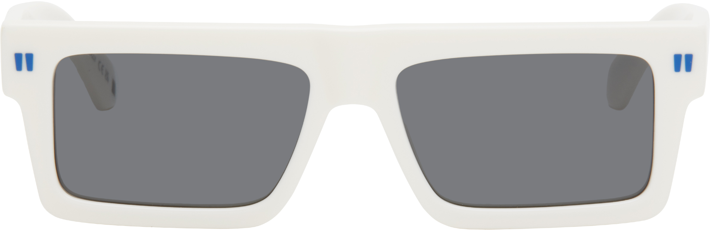 【送料&関税込】Off-White Chandler Sunglasses - Unisex Off-White: White Chandler Sunglasses | SSENSE 日本