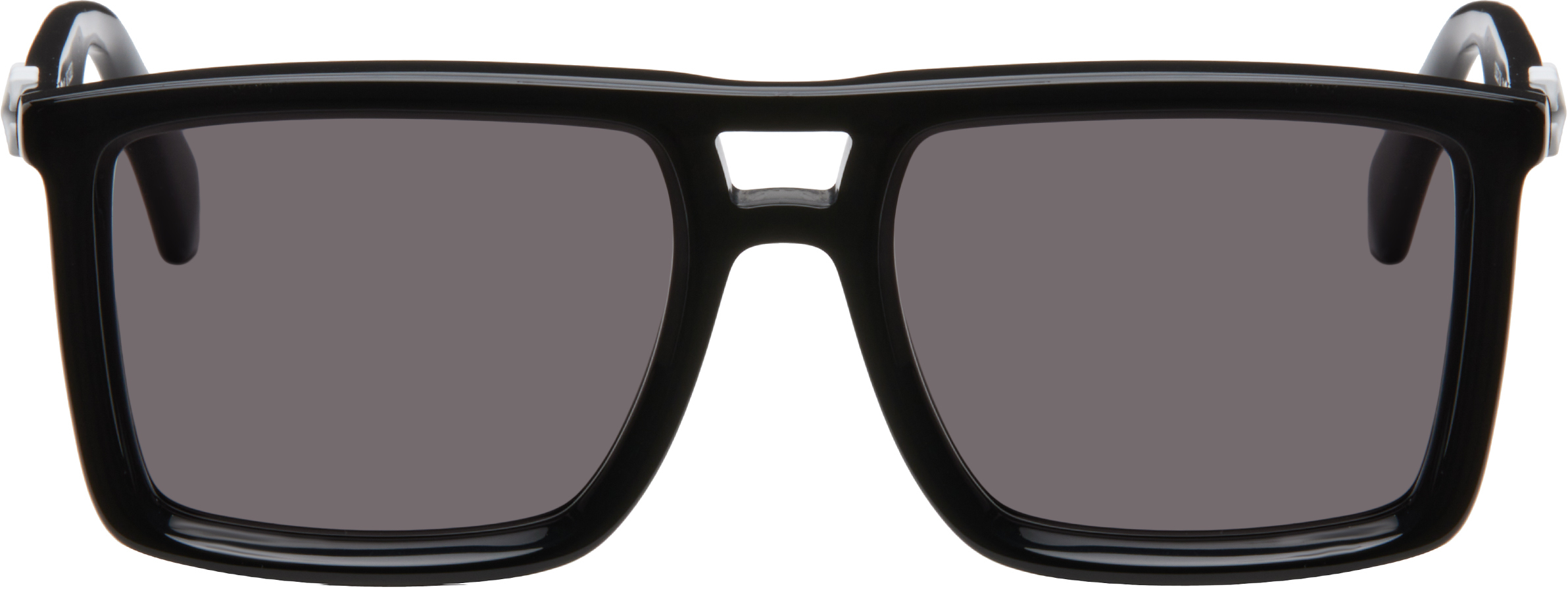 【送料&関税込】Off-White Stratford Sunglasses - Unisex Off-White: Black Stratford Sunglasses | SSENSE