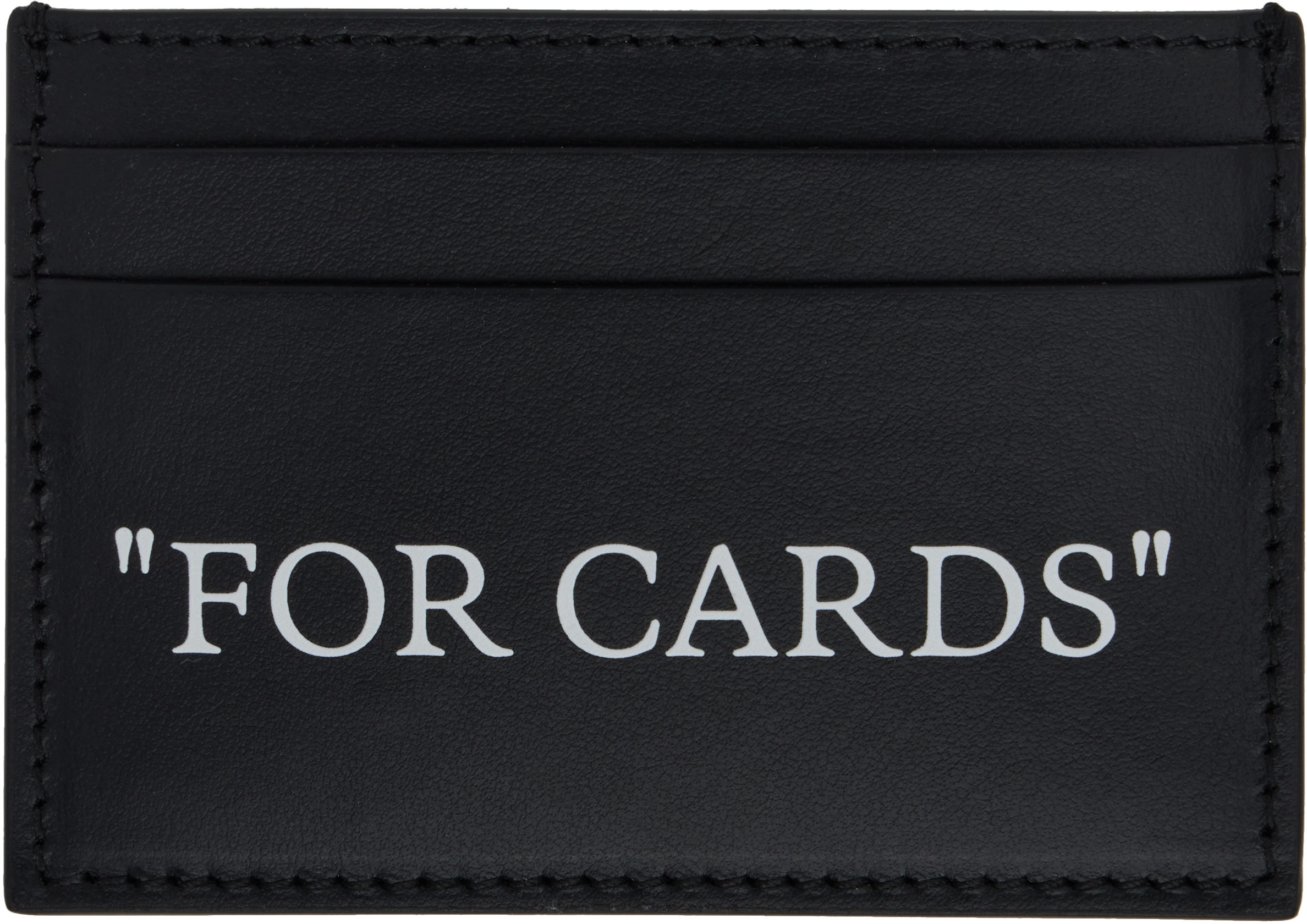 Black Quote Card Holder