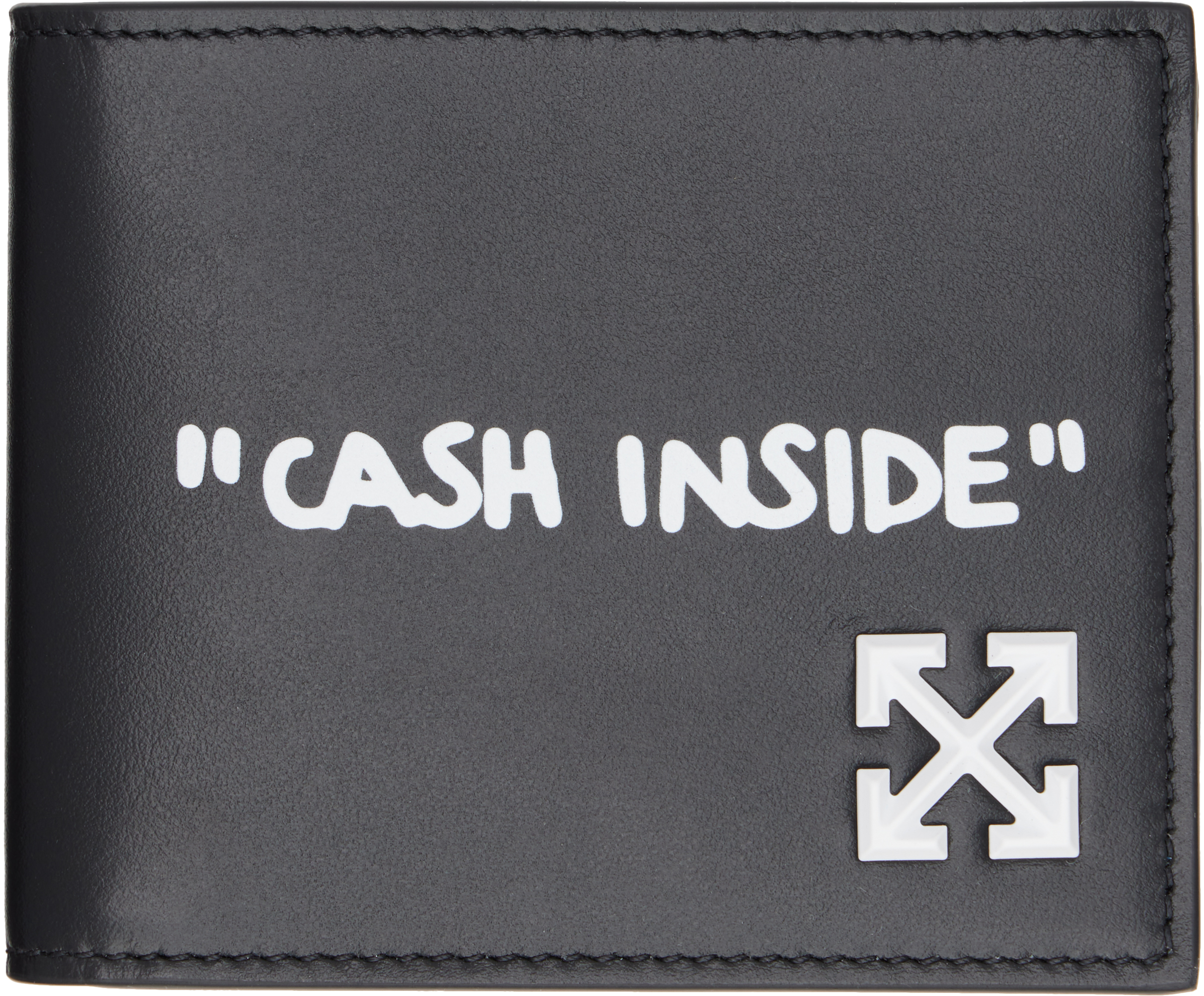 Black Jitney Quote Bifold Wallet