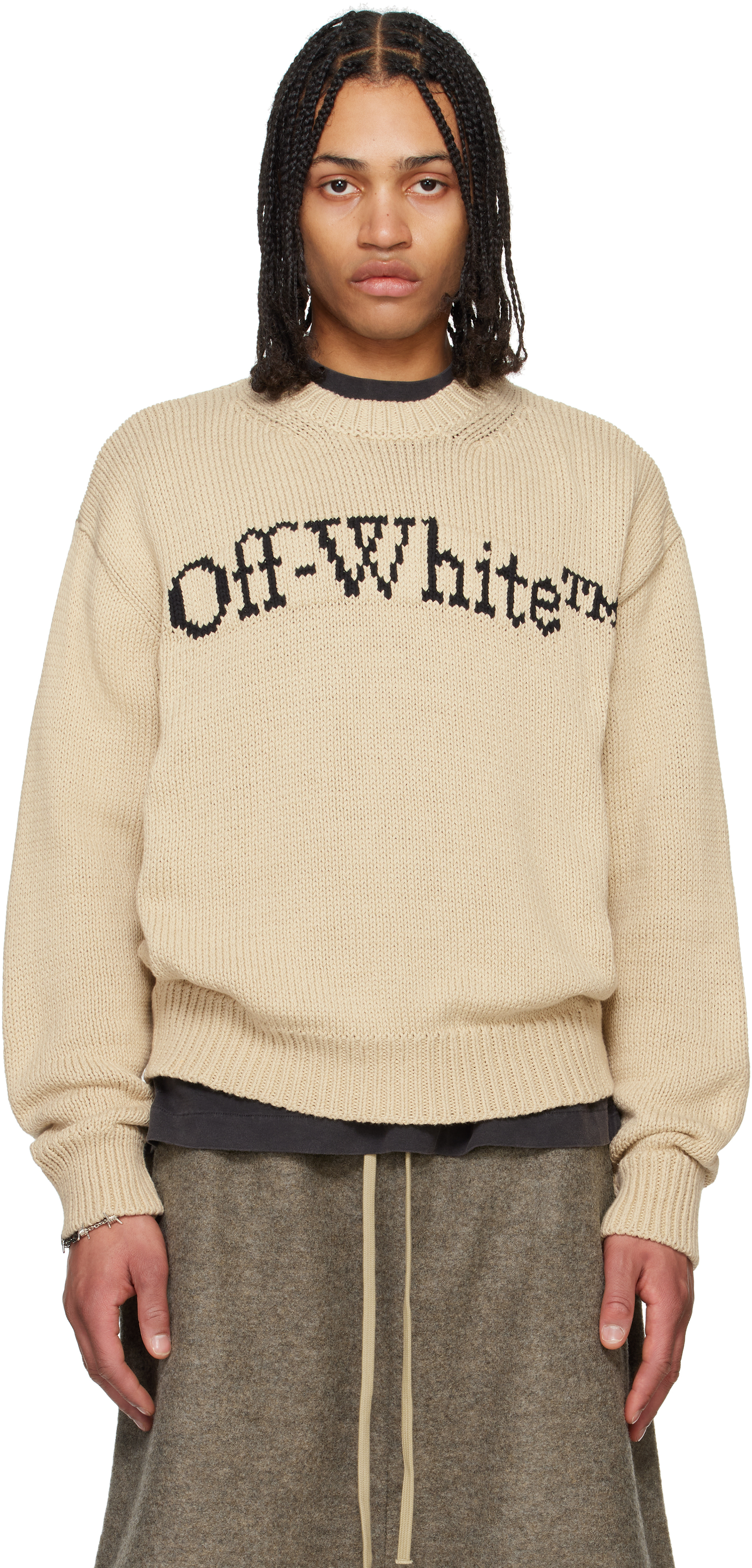 Off-White Big Bookish Knit Sweater