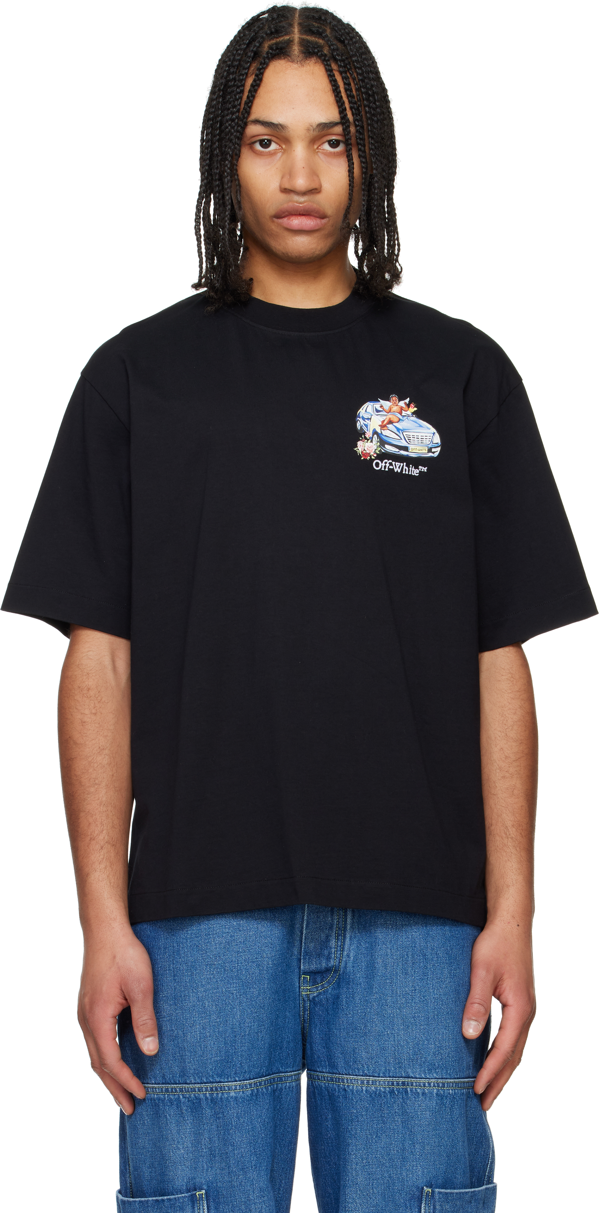 【関税無・国内発】Off-White / Fresco Arrow T-Shirt / Tシャツ Black Fresco Arrow T-shirt by Off-White on Sale