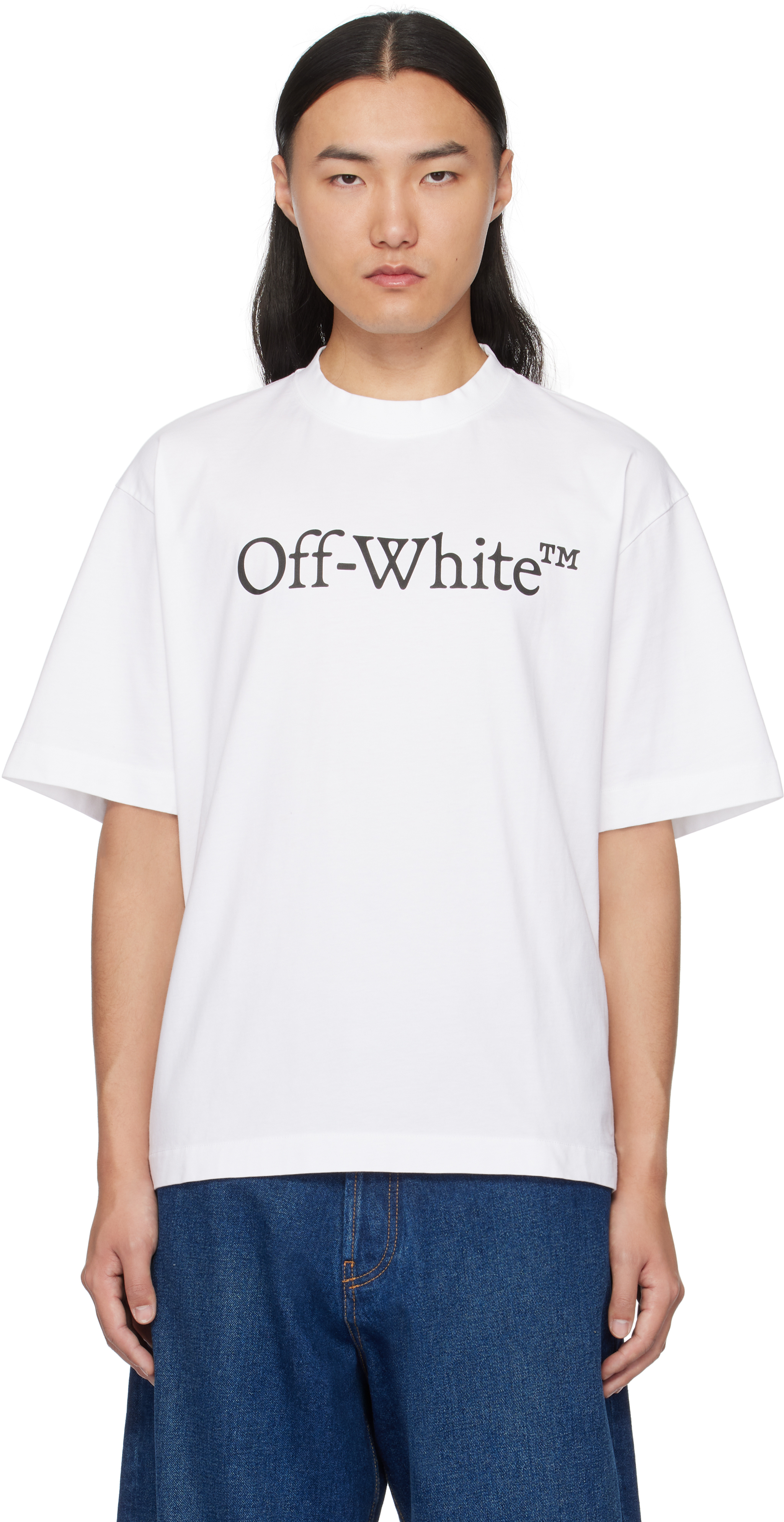 White Big Bookish Skate T-shirt