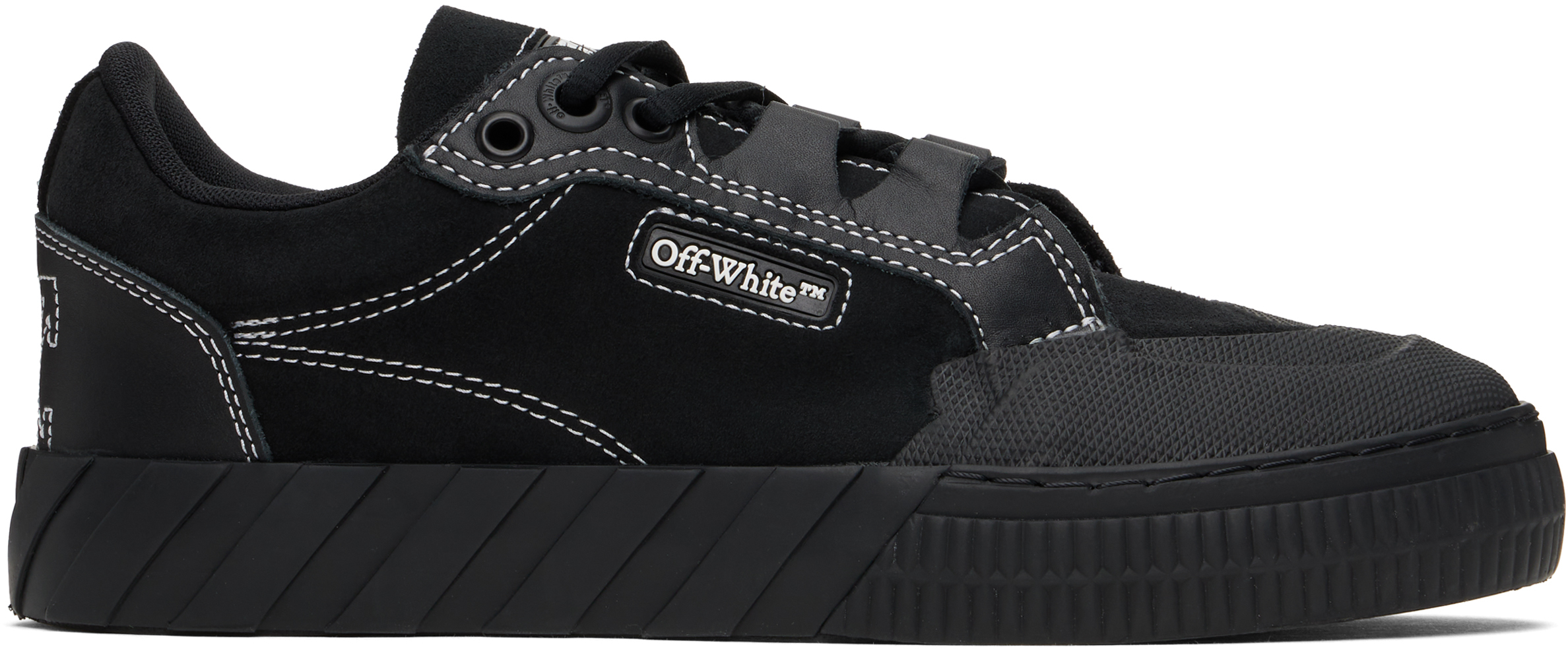 Black Leather Vulcanized 779 Sneakers