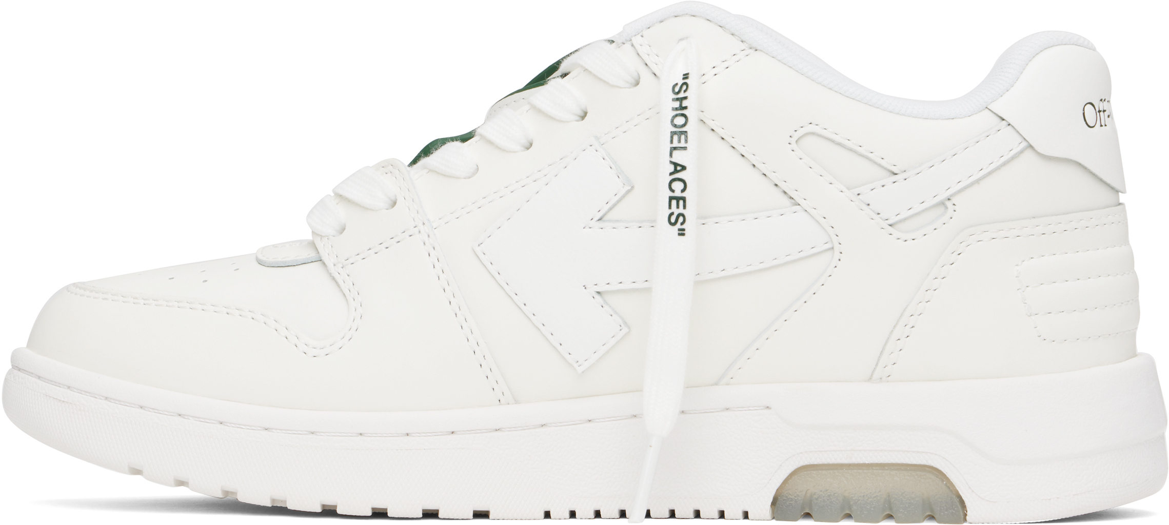 Off-white White Out Of Office 'for Walking' Sneakers In White - Jet Gr