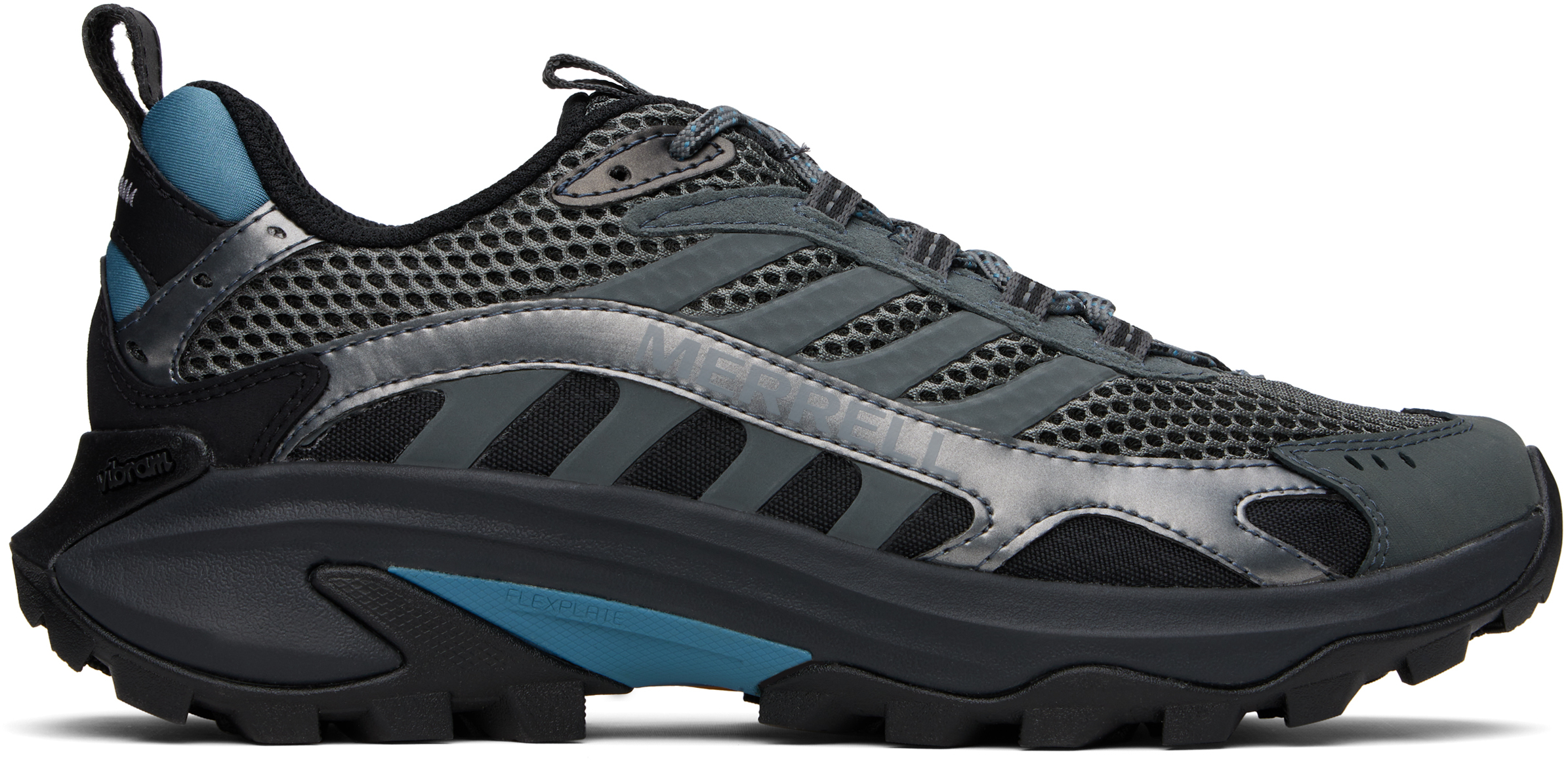 Merrell 1trl Gray & Black Moab Speed 2 Vent 2k Se Sneakers