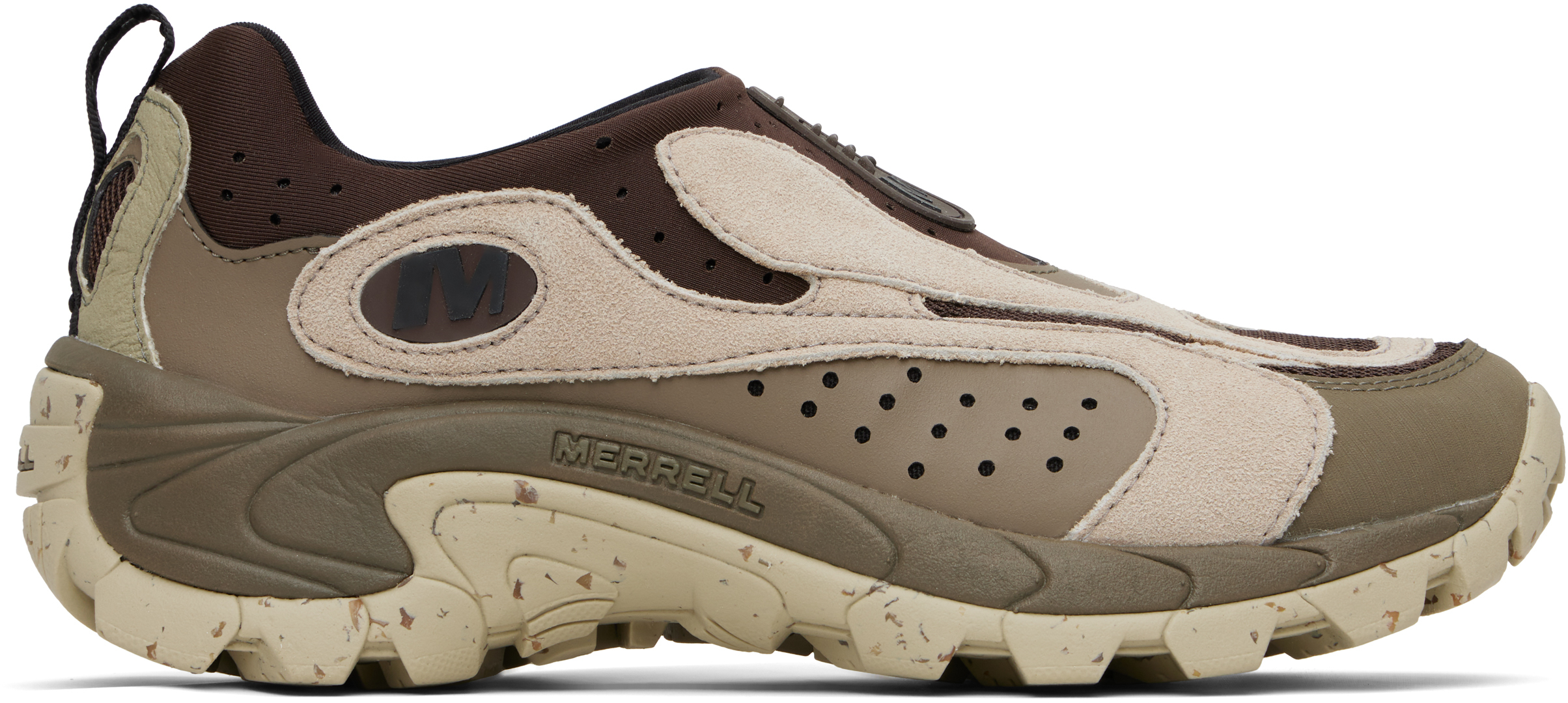 Merrell 1trl Brown & Beige Moc Speed Streak Evo Sneakers