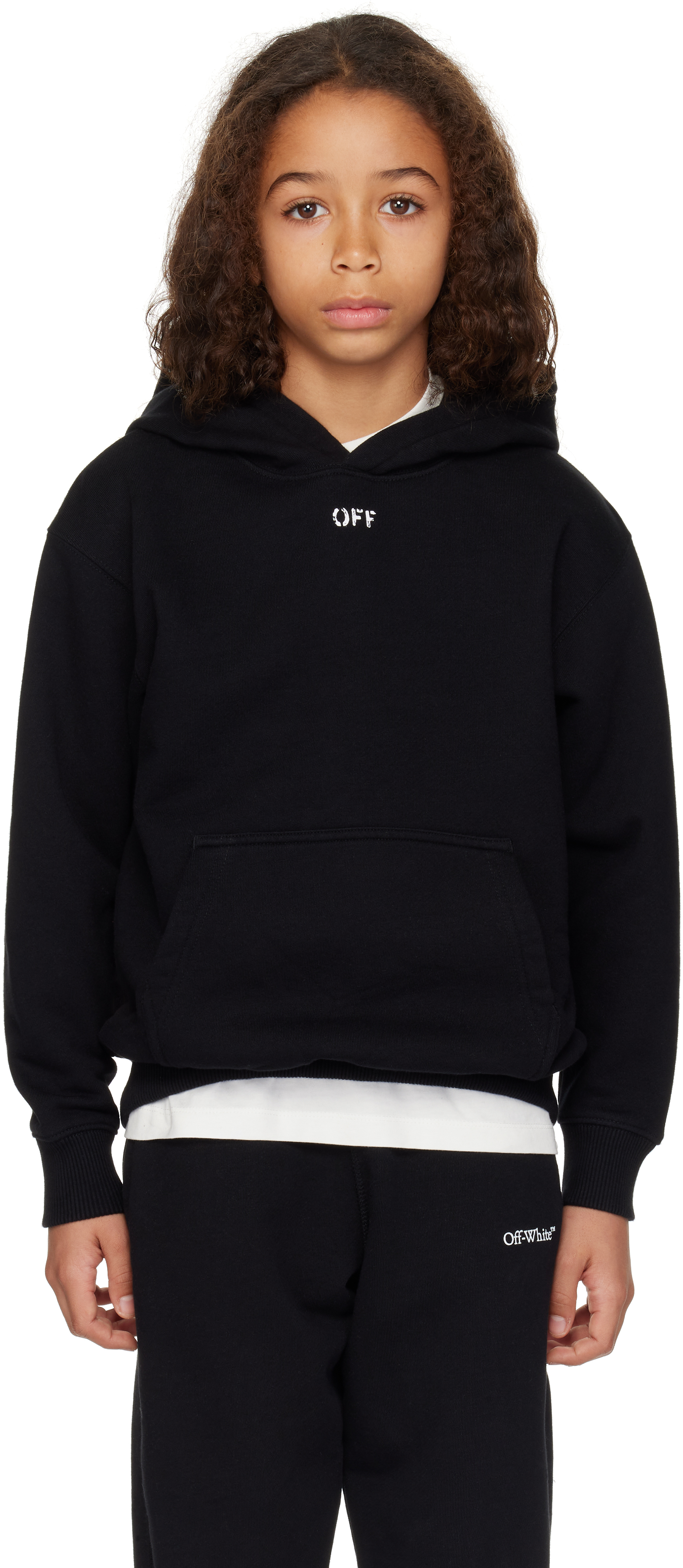 Off-white Sweater Off White Kids Kids Color Black In Black - White