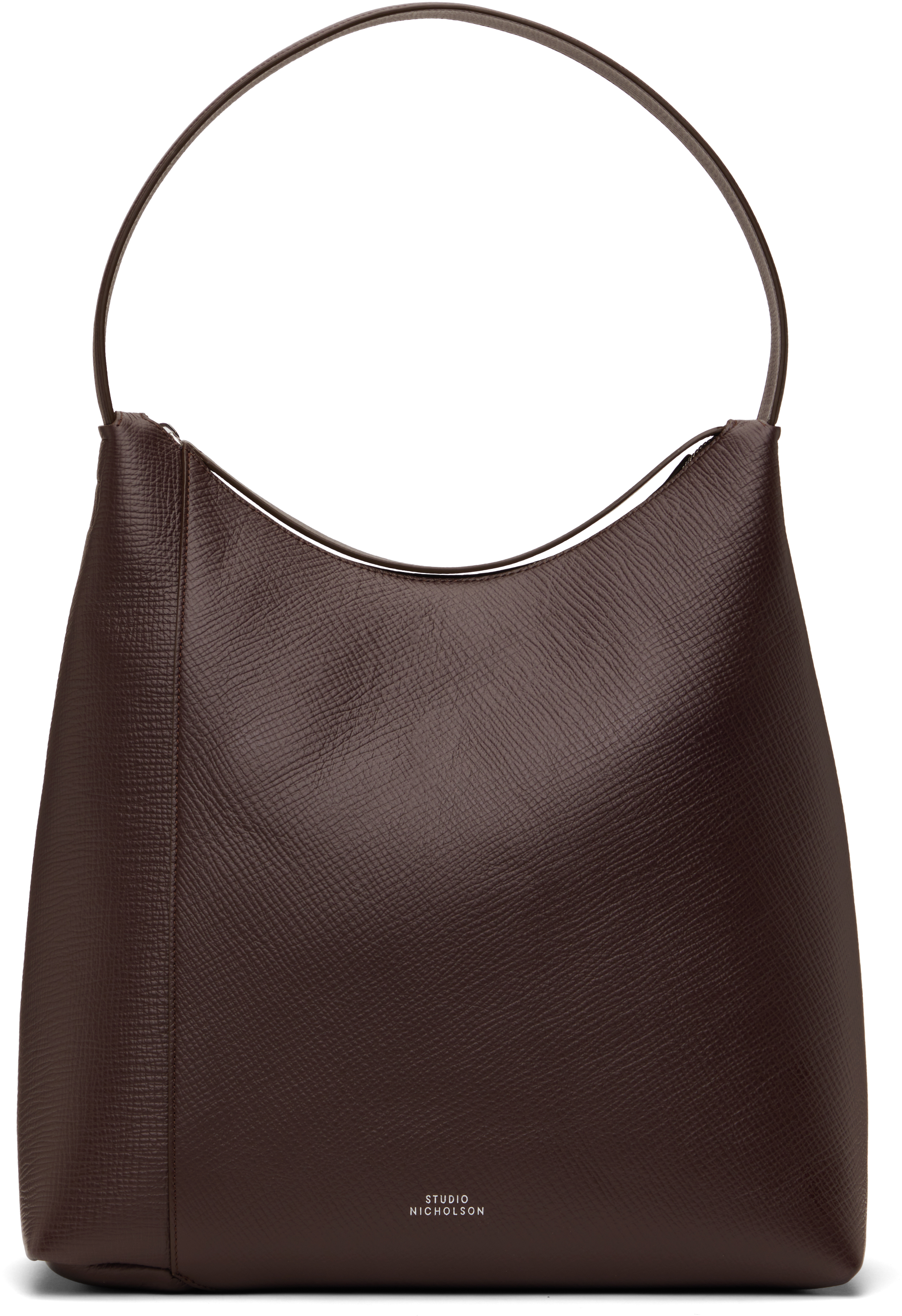 Brown Type Leather Tote by Studio Nicholson on Sale
