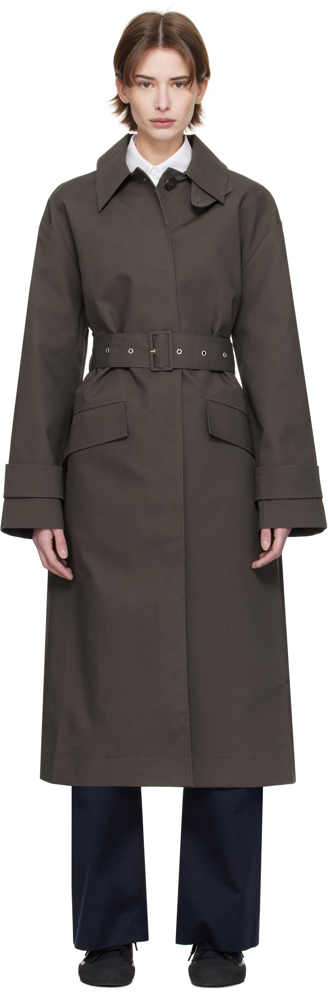 Khaki Innis Trench Coat