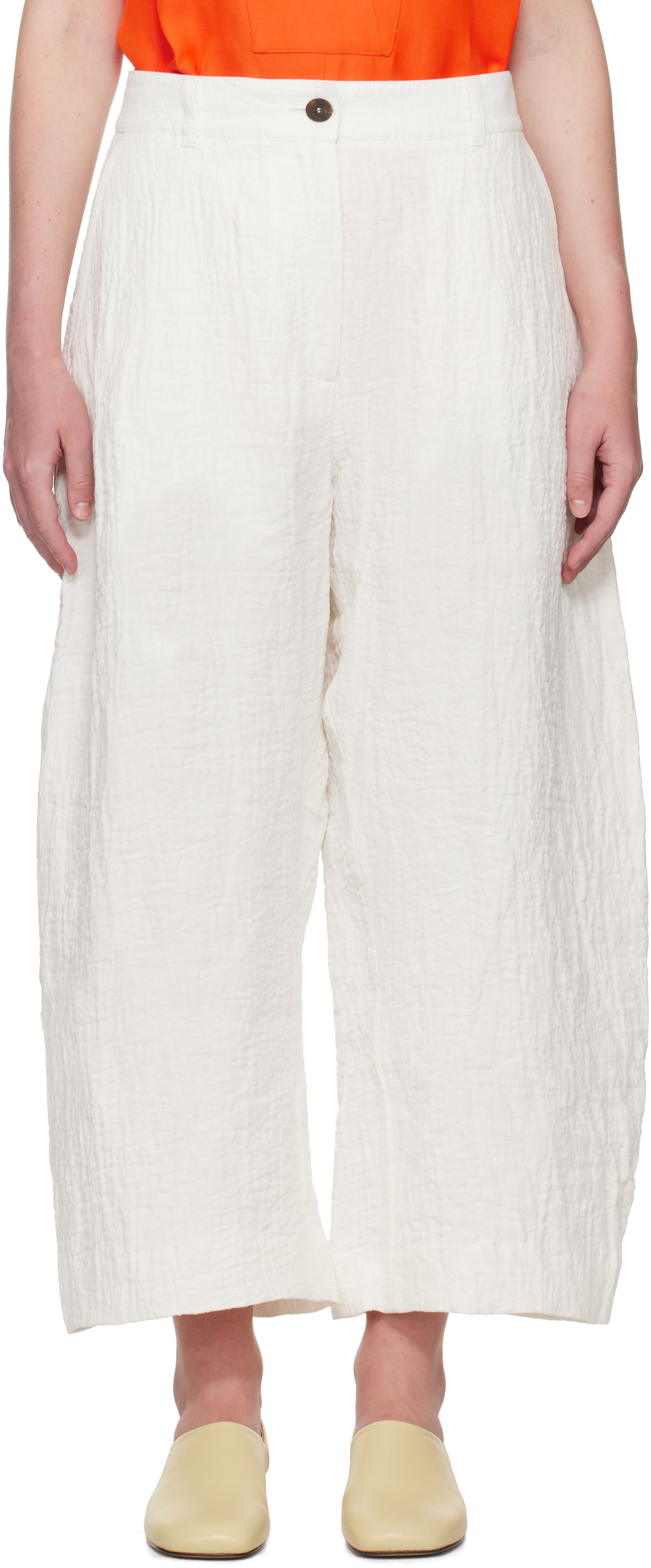 Navy Chalco Trousers