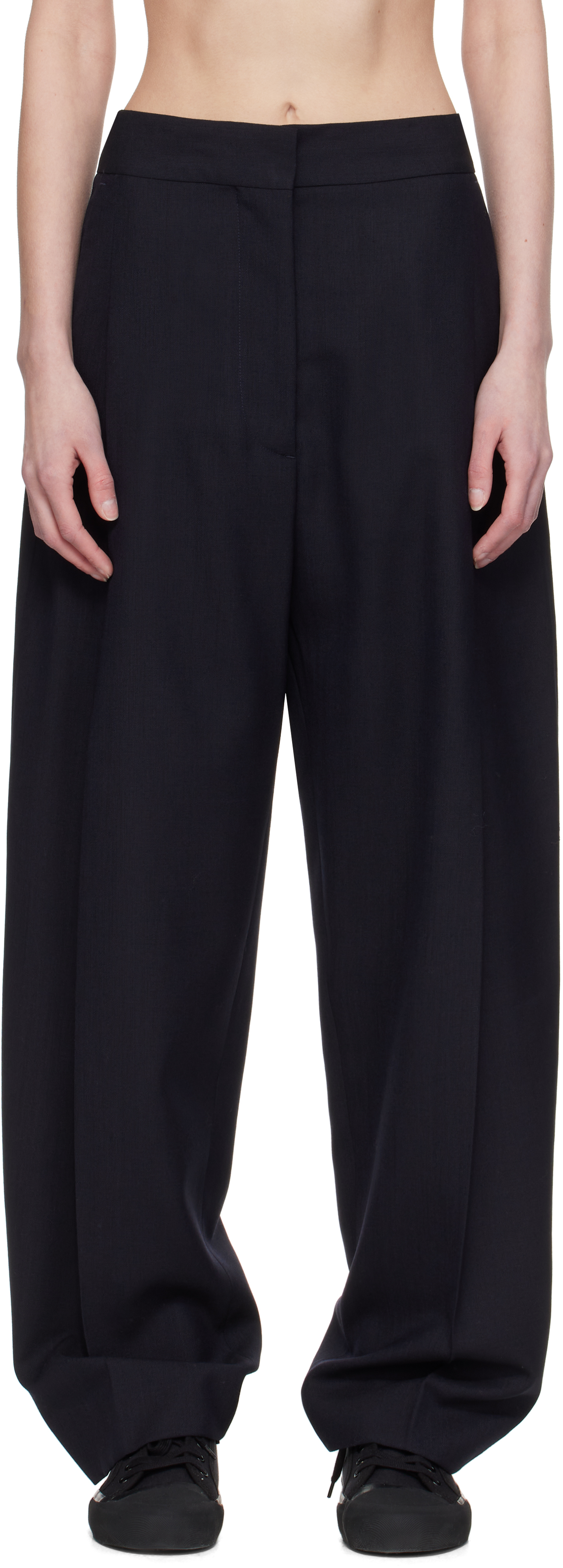 Navy Vai Trousers