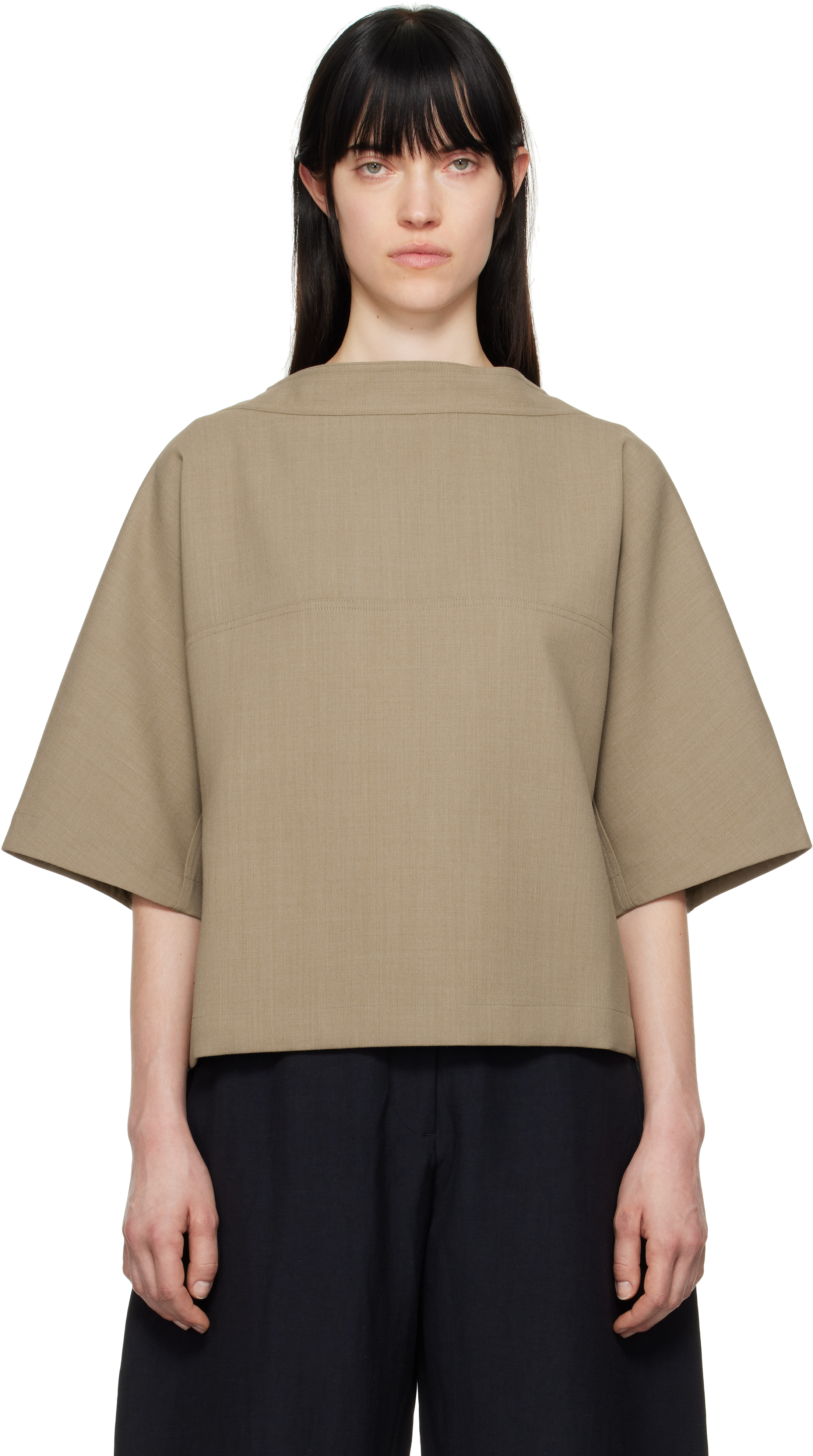 Khaki Hesse Top