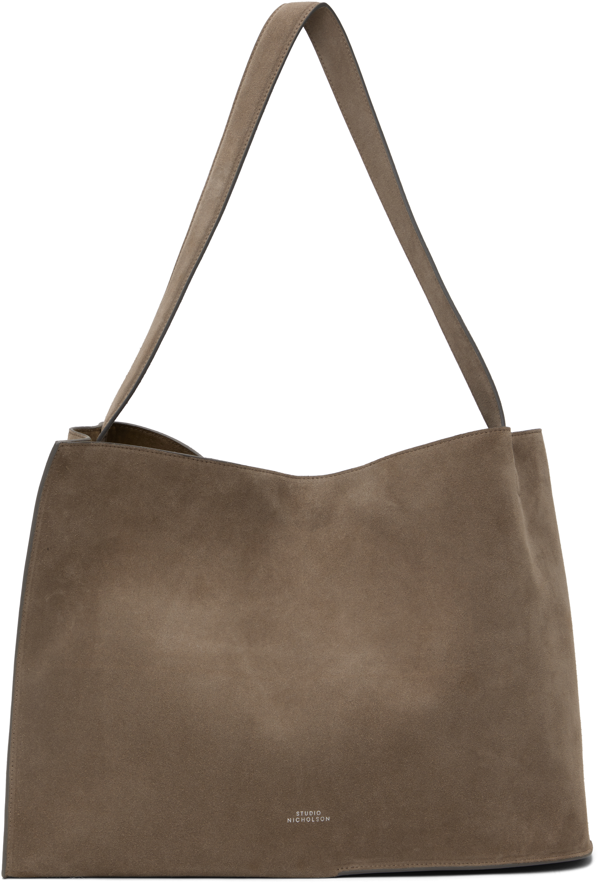 Studio Nicholson: Taupe Doublet Suede Tote SSENSE