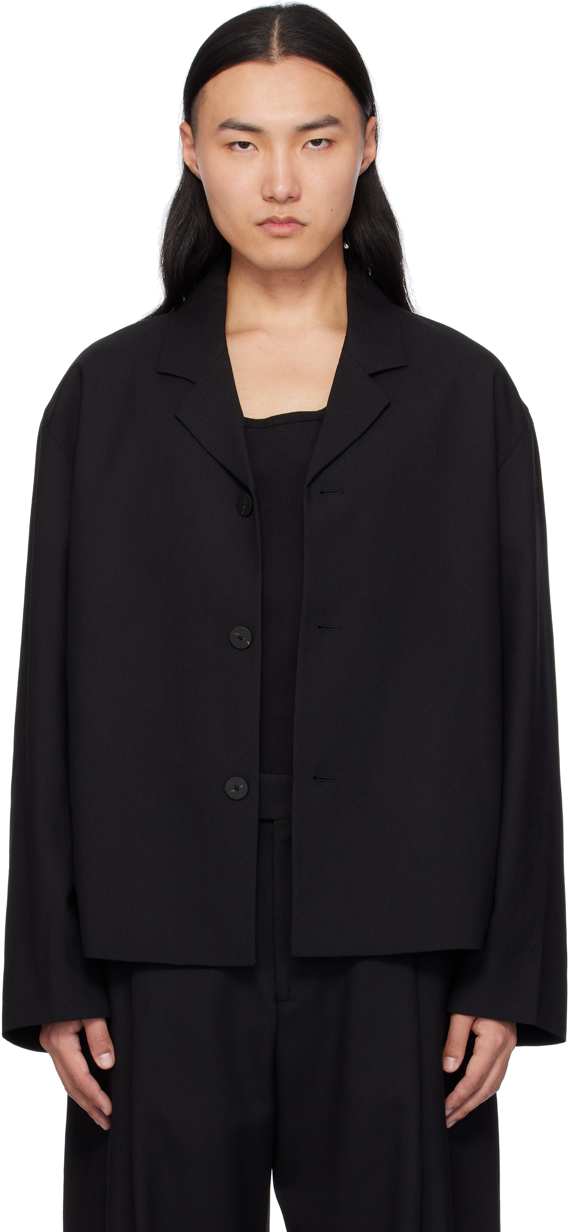 Black Ferro Wool Jacket