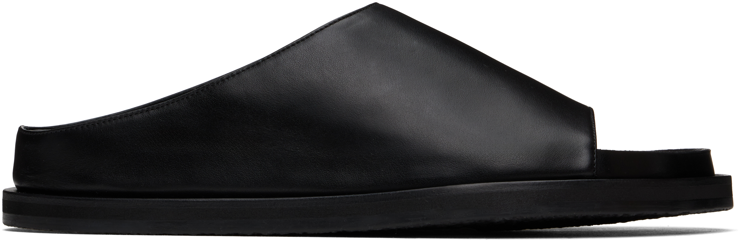 【関税込み】Studio Nicholson ブラック Spring サンダル Studio Nicholsonのブラック Spring サンダルがセール中