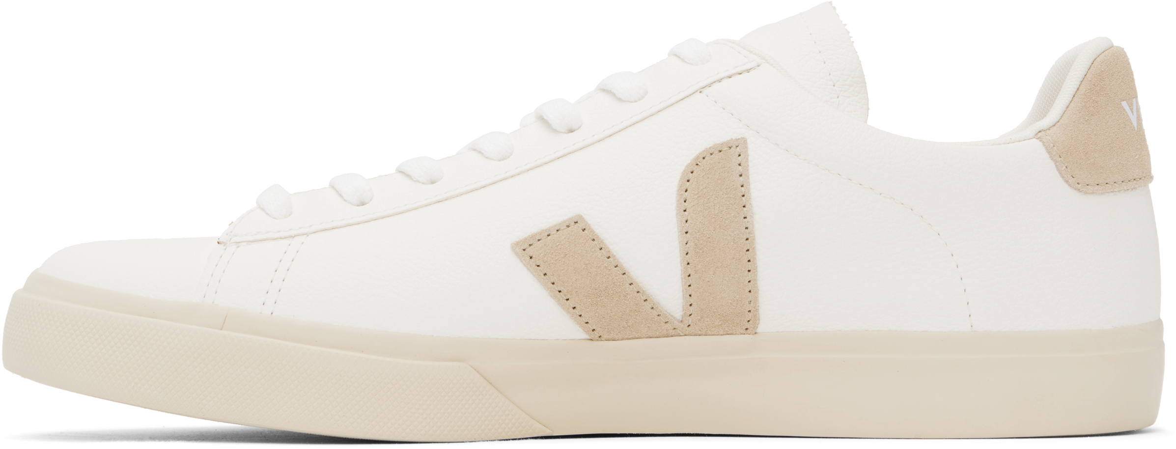 Veja Low Top Leather Sneakers In White