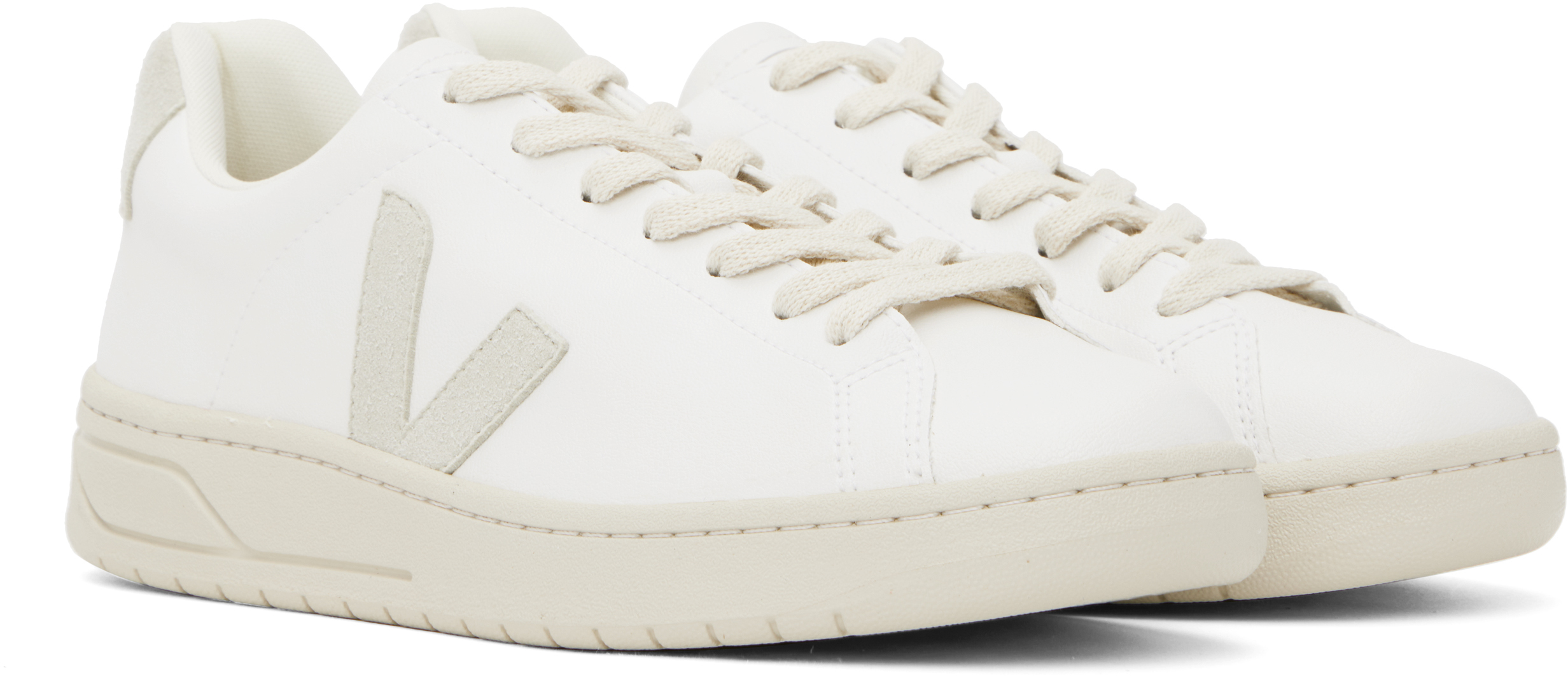 Shop Veja White & Gray Urca Cwl Sneakers In White_natural