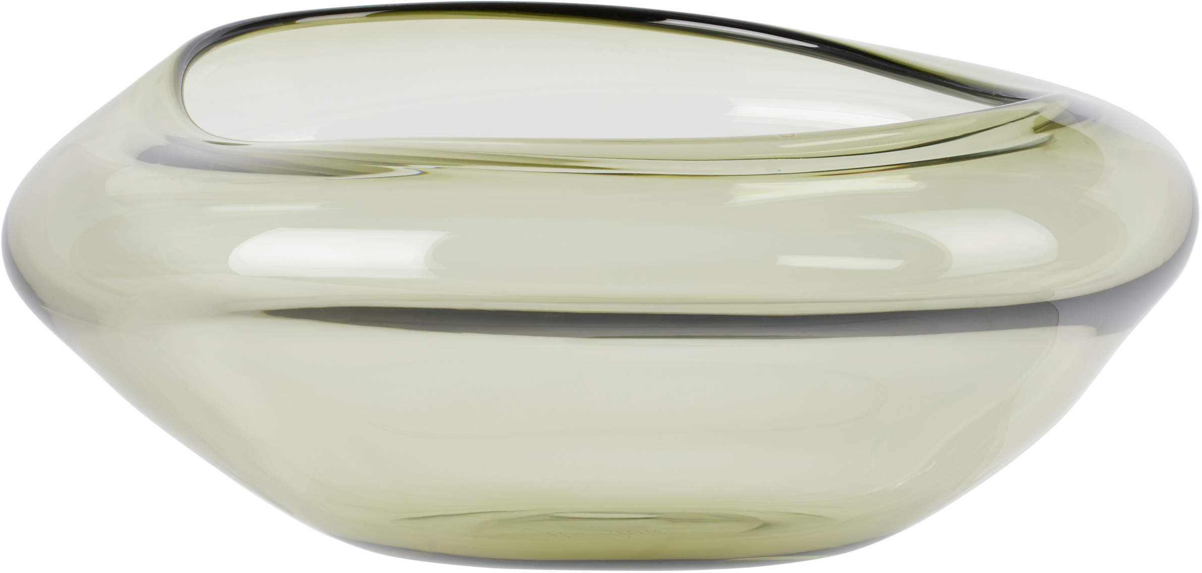 Helle Mardahl Green 'the Dish Mega' Bowl In Olive Punch