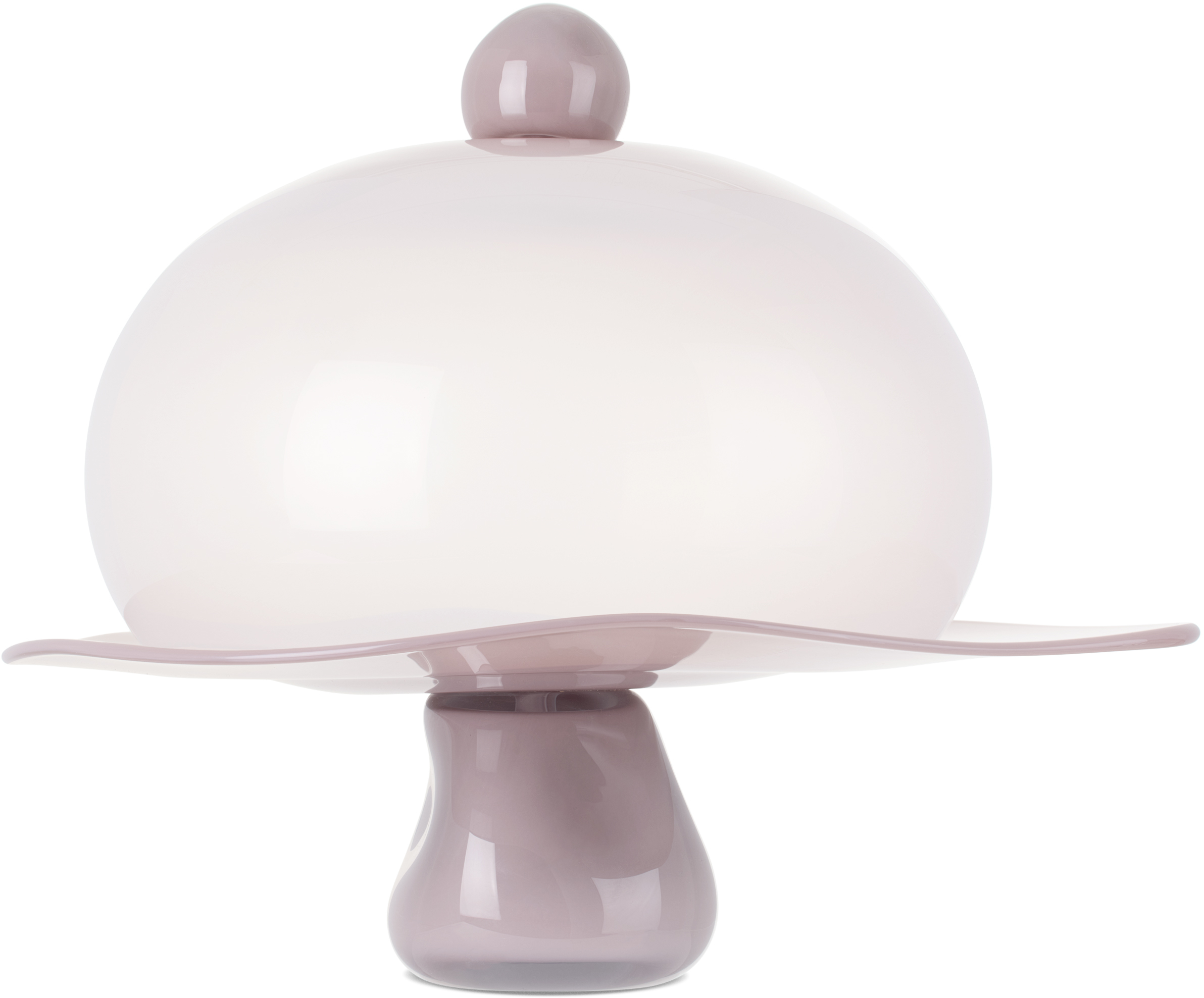 Helle Mardahl Purple 'the Stand' Cake Stand In Plum