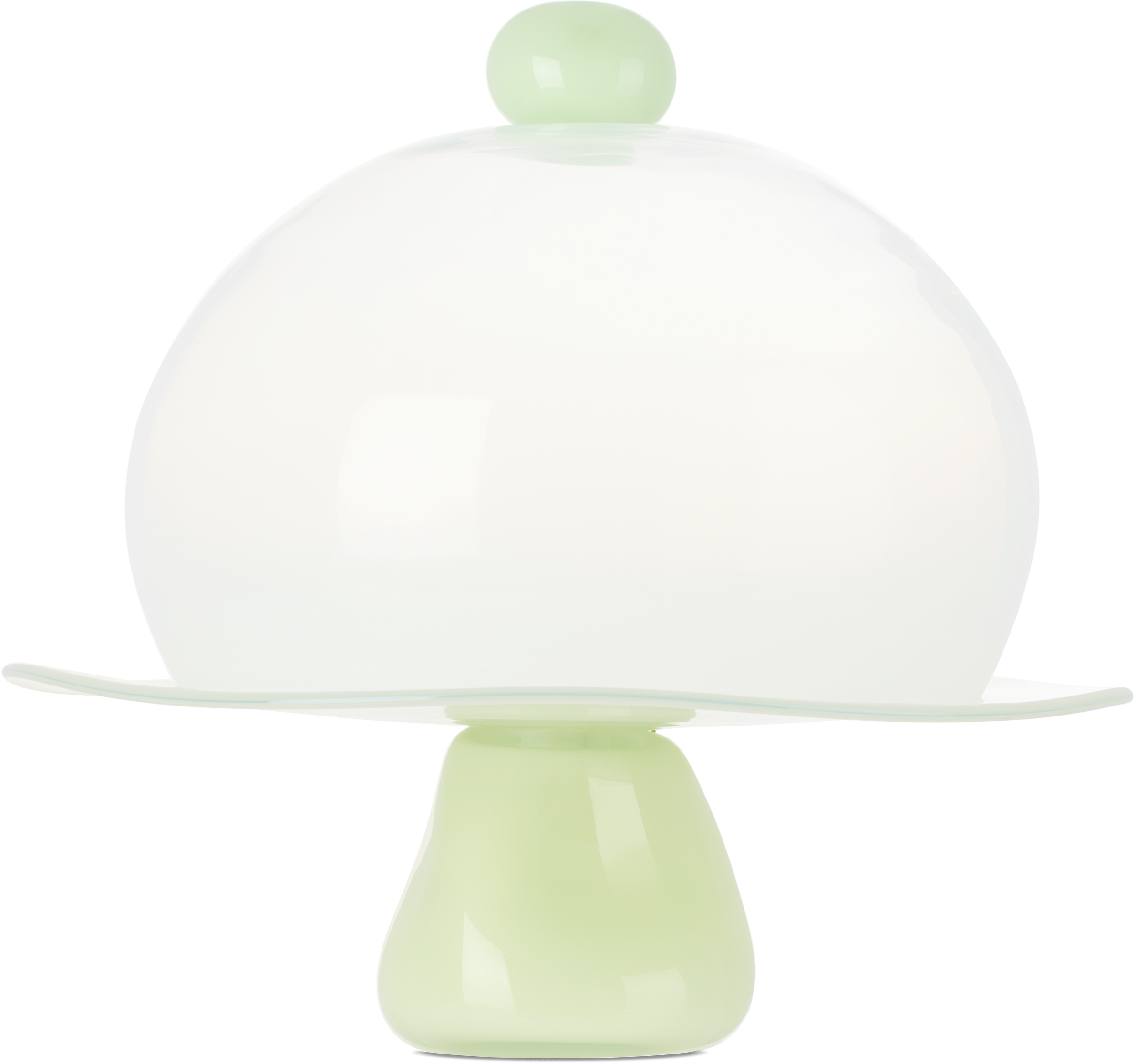 Helle Mardahl Green 'the Stand' Cake Stand In Pear