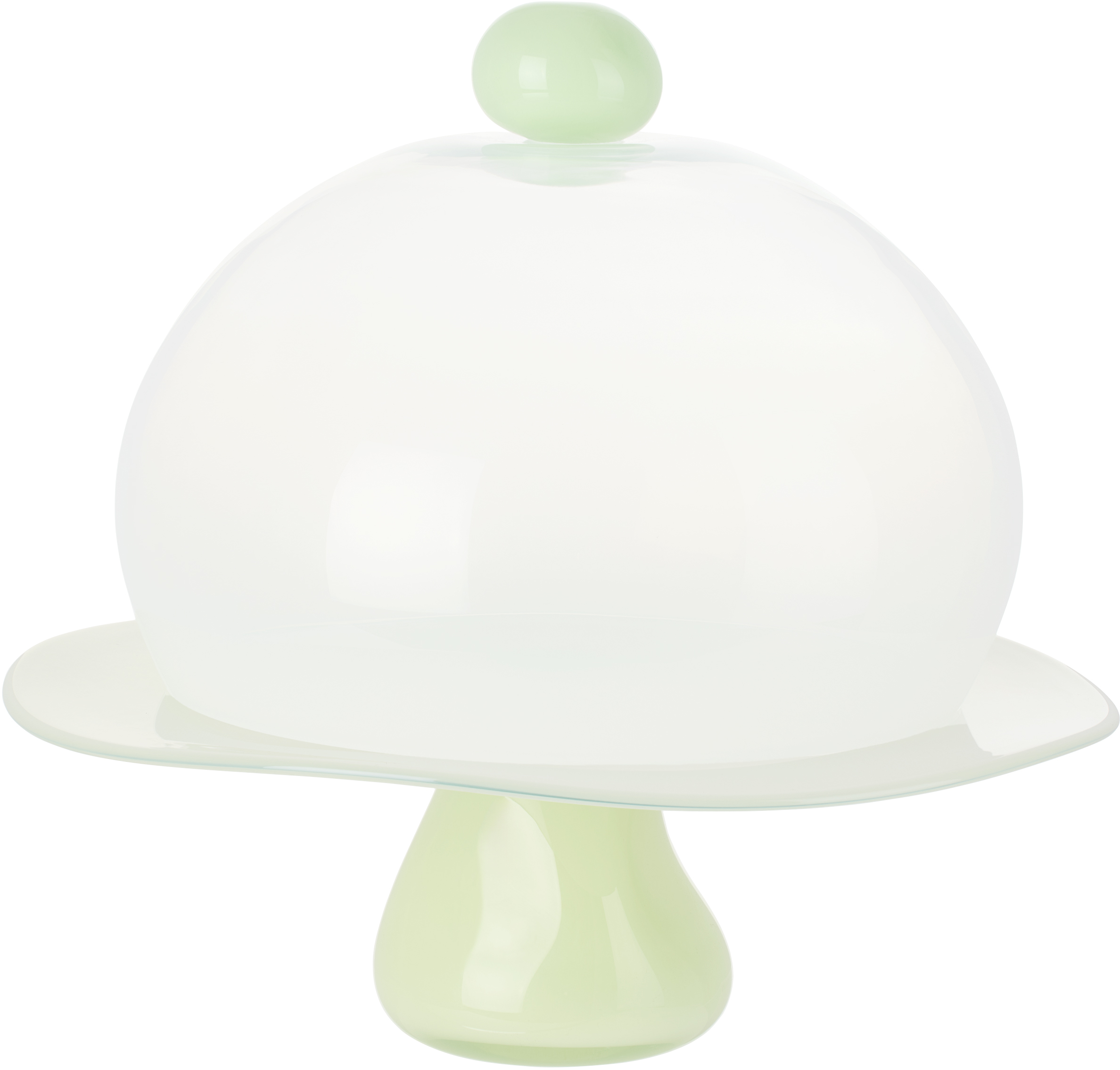 Helle Mardahl Green 'the Stand' Cake Stand In Pear